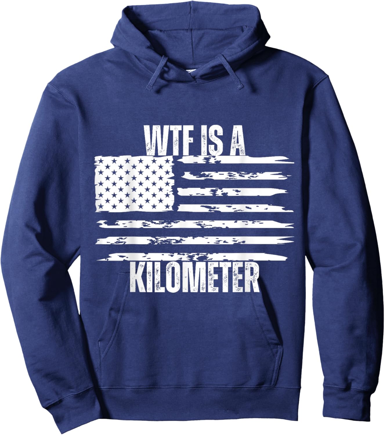 WTF is a Kilometer Hoodie - Hoodie | Navy