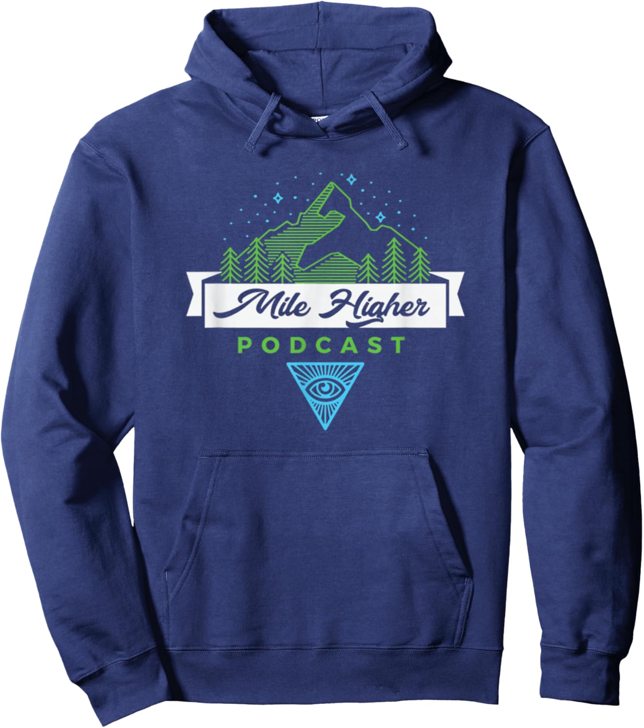Mile higher Hoodie - Hoodie | Navy