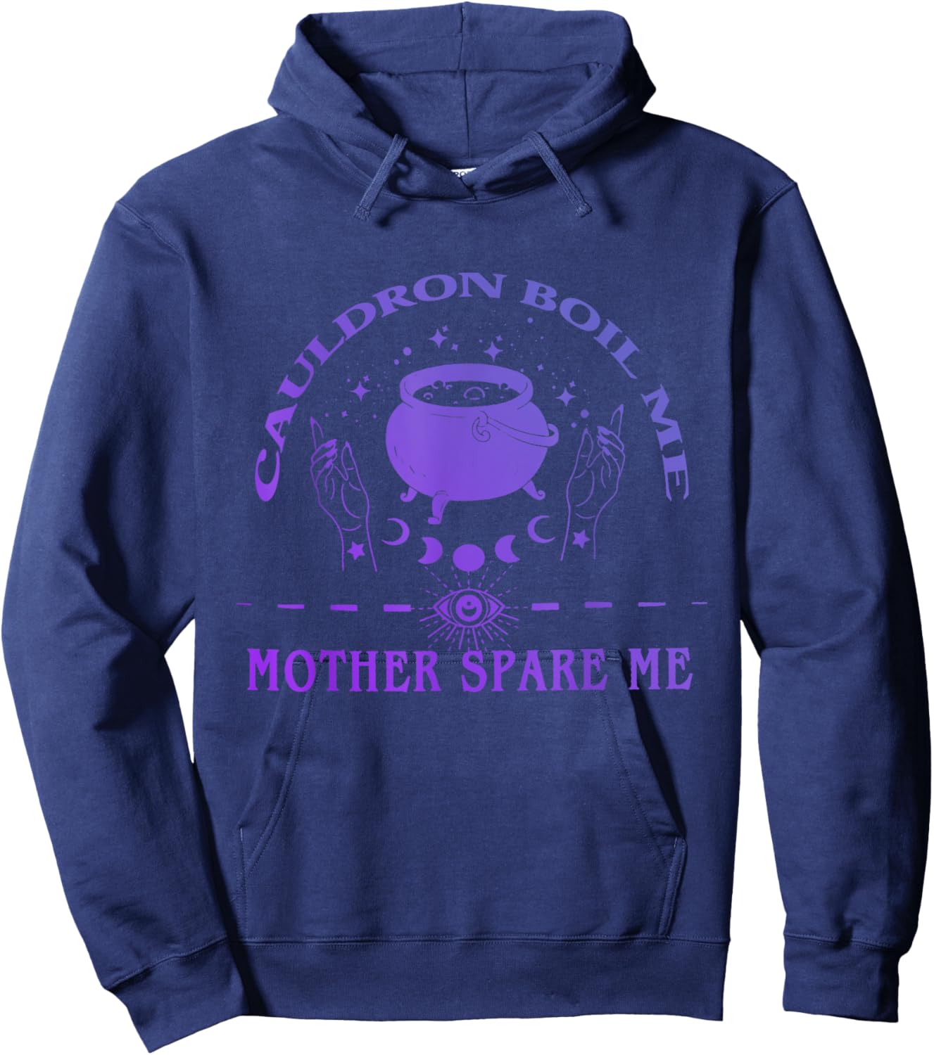 Cauldron Boil Me Mother Spare Me Apparel Hoodie - Hoodie | Navy