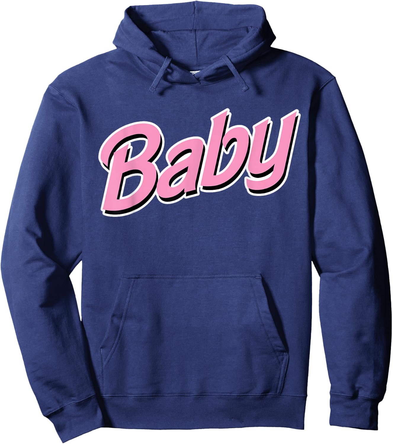 Pink Baby Shirt For BDSM DDLG ABDL Diaper Lover Hoodie - Hoodie | Navy