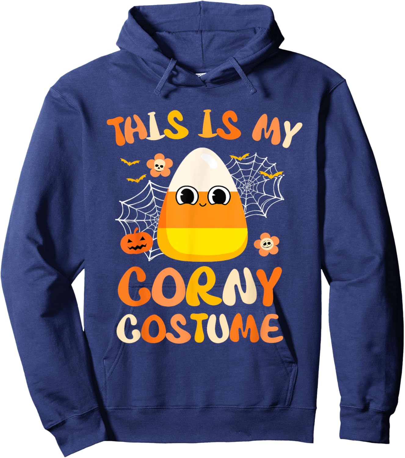 Halloween Candy Corn This Is My Corny Costume Hoodie - Hoodie | Navy