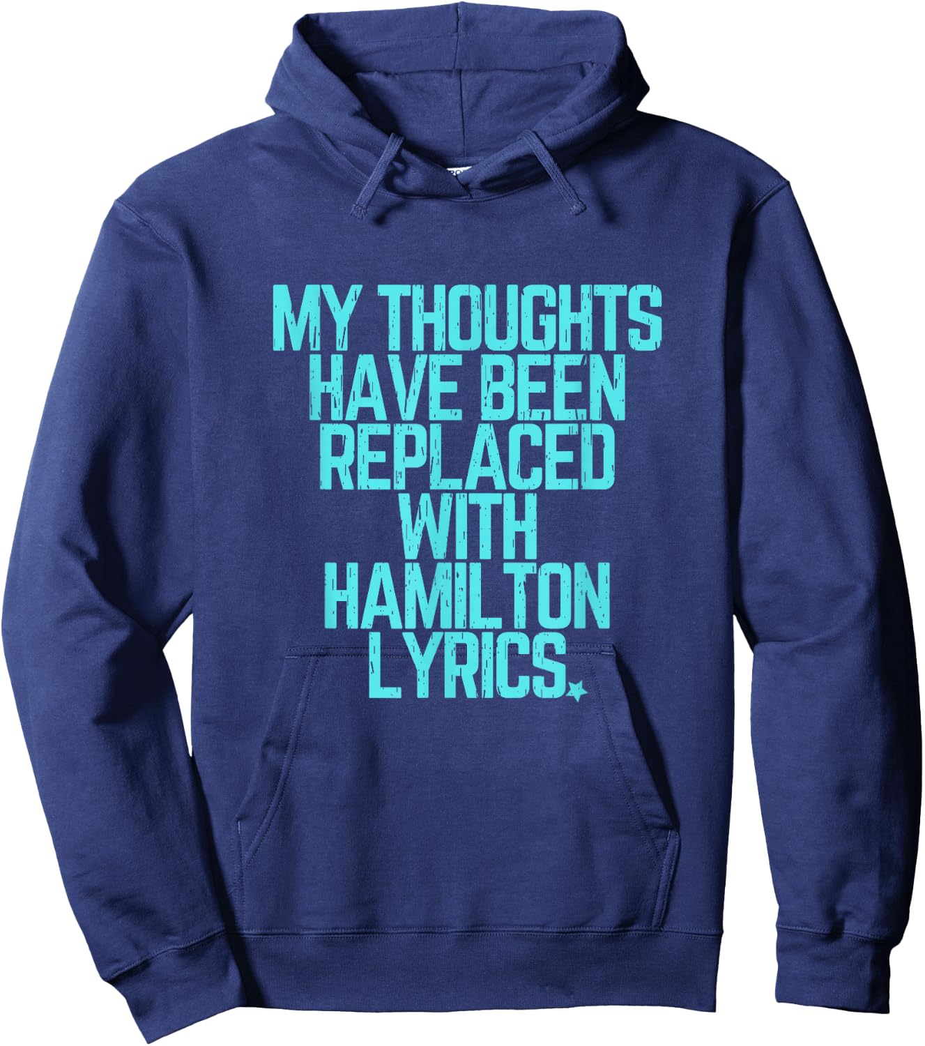 Vintage Historic Hamilton Quote Kids Hoodie - Hoodie | Navy