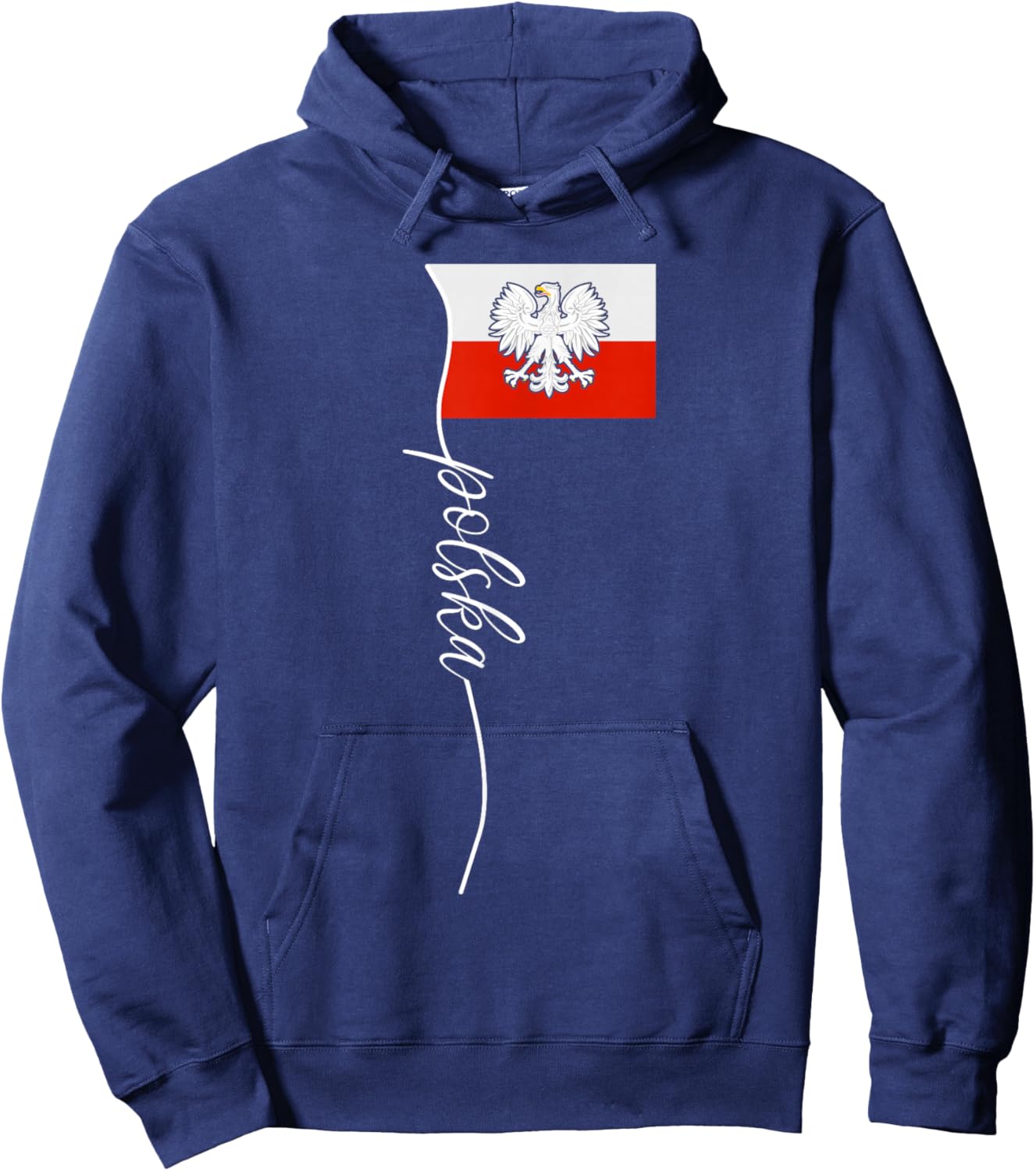 Poland For Gift Poland Poland Warsaw Flag Hoodie - Hoodie | Navy