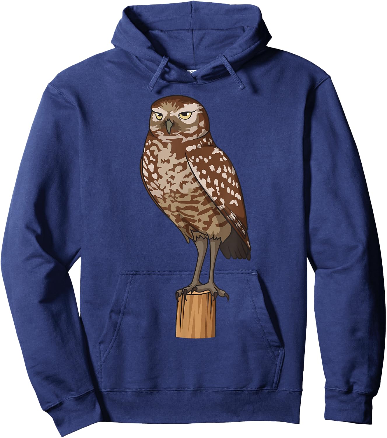 Realistic Burrowing Owl Hoodie - Hoodie | Navy