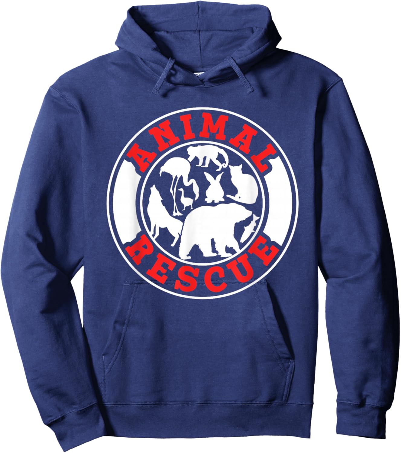 Animal Rescue Rescuing Save Animals Animal Hoodie - Hoodie | Navy