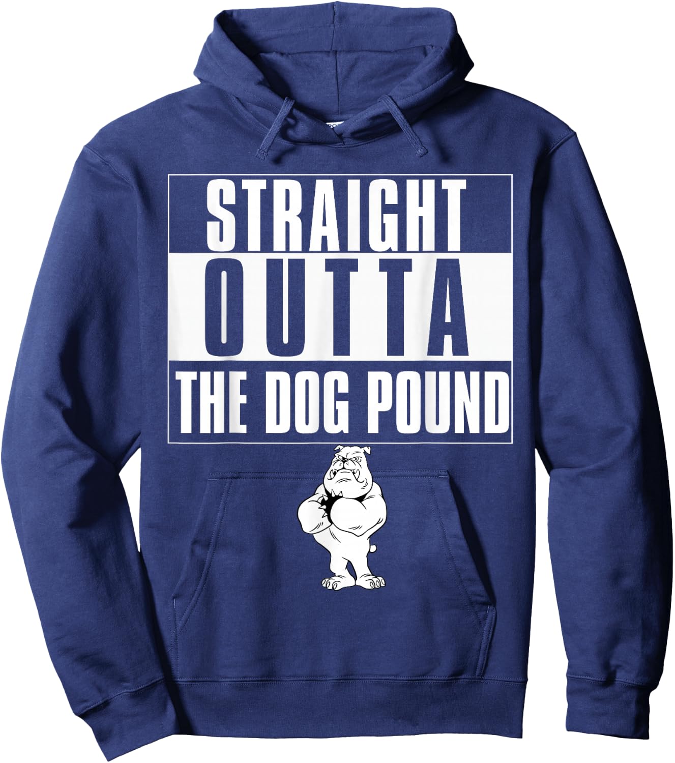 Funny dog pound Hoodie - Hoodie | Navy