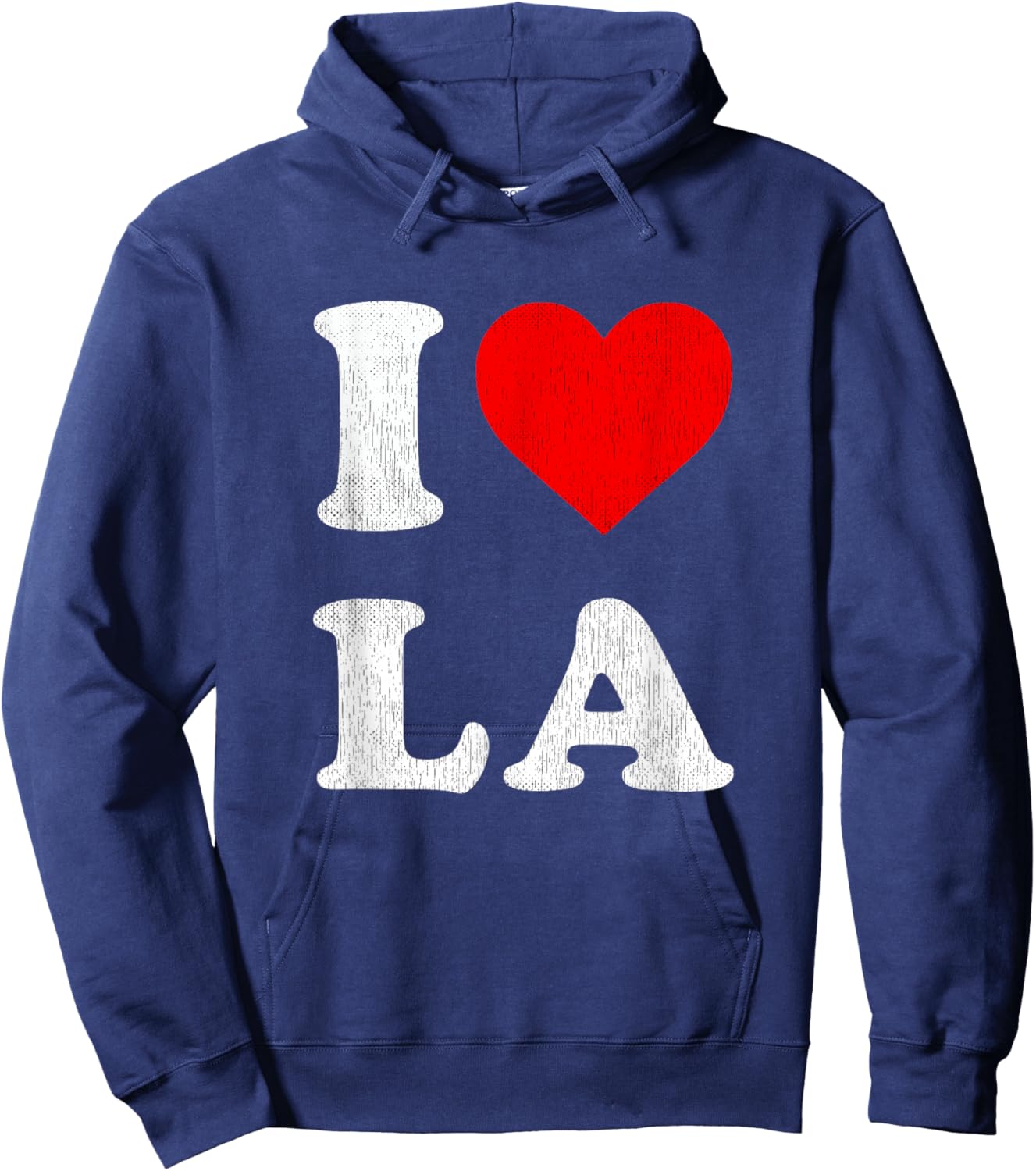I Heart LA Souvenir I Love Los Angeles Hoodie - Hoodie | Navy