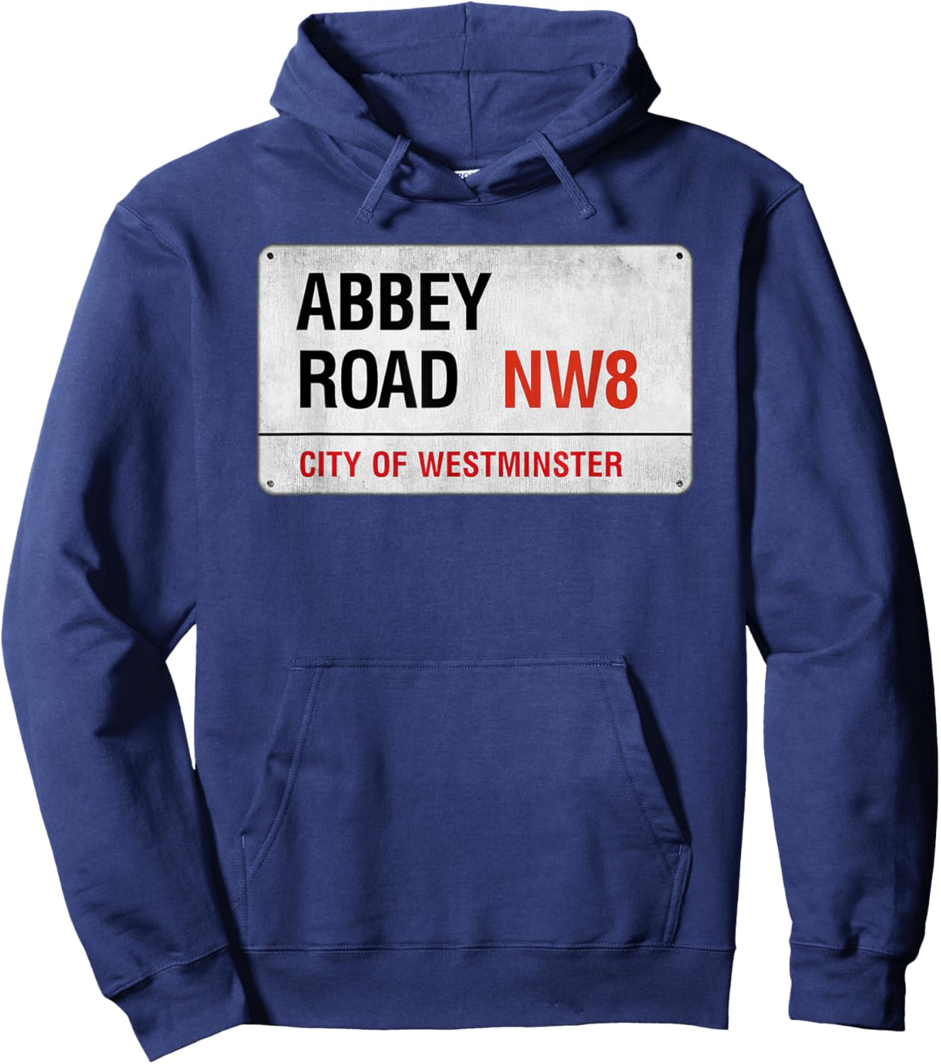 London Tourist Abbey Road NW8 Hoodie - Hoodie | Navy