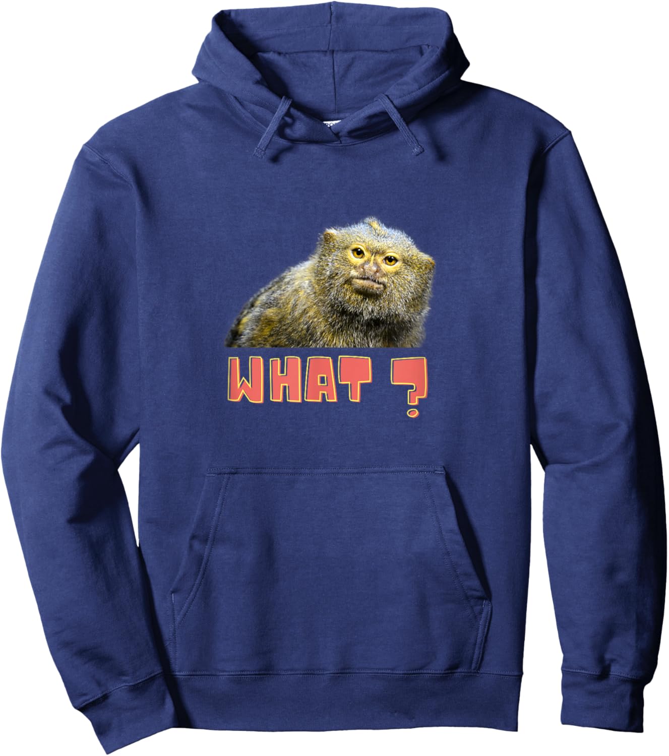 Dwarf Silk Monkey Men's Women's Hoodie - Hoodie | Navy