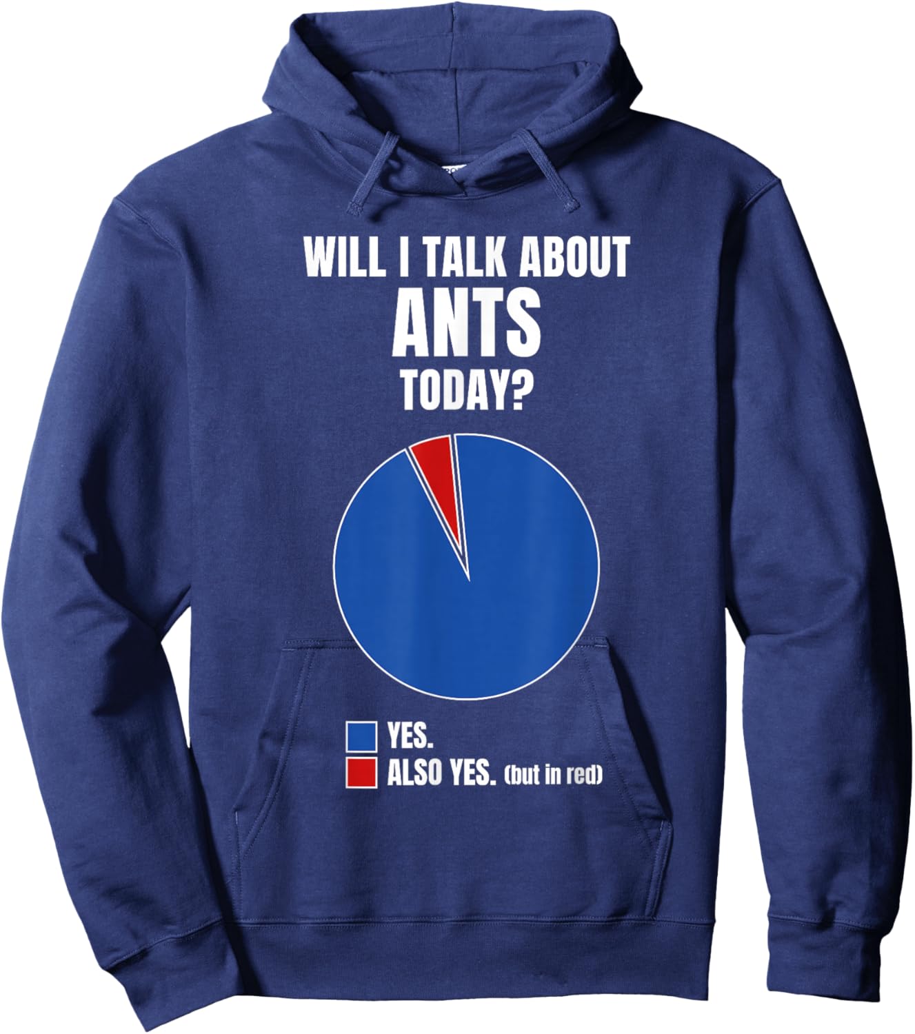 Funny ANT Clothes Diagram Quote Outfit Gift Ant Hoodie - Hoodie | Navy