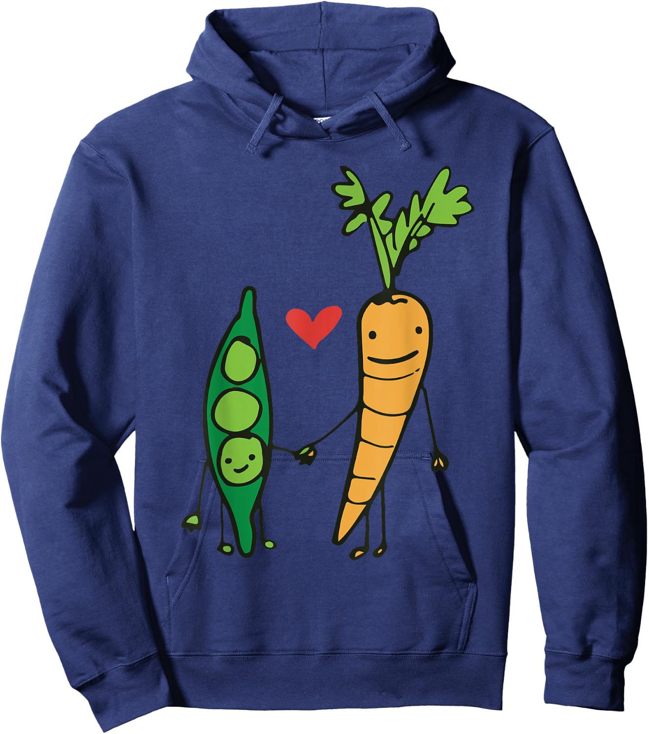 Carrot and Peas Hoodie - Hoodie | Navy