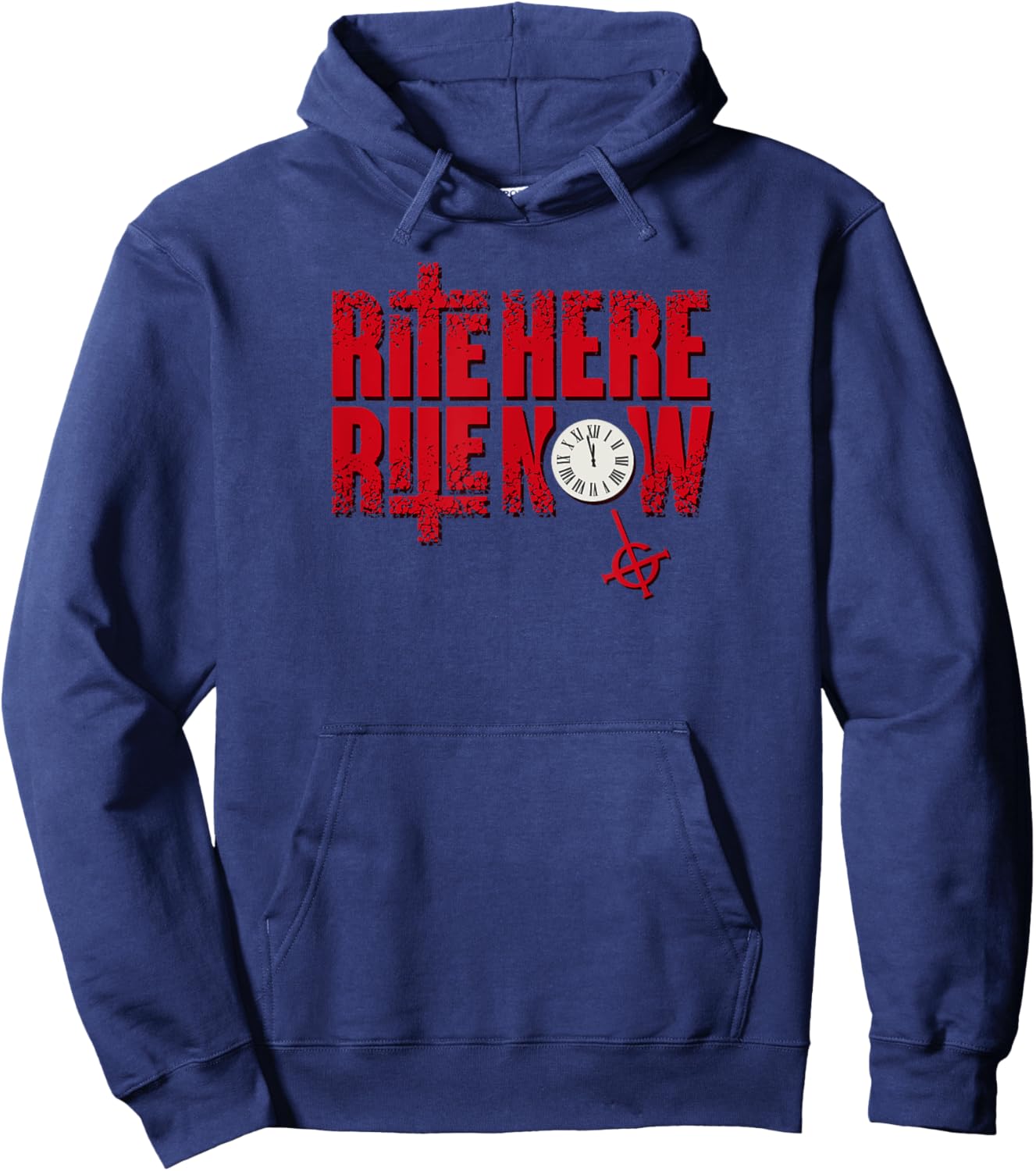 Ghost – Rite Here Title Hoodie - Hoodie | Navy