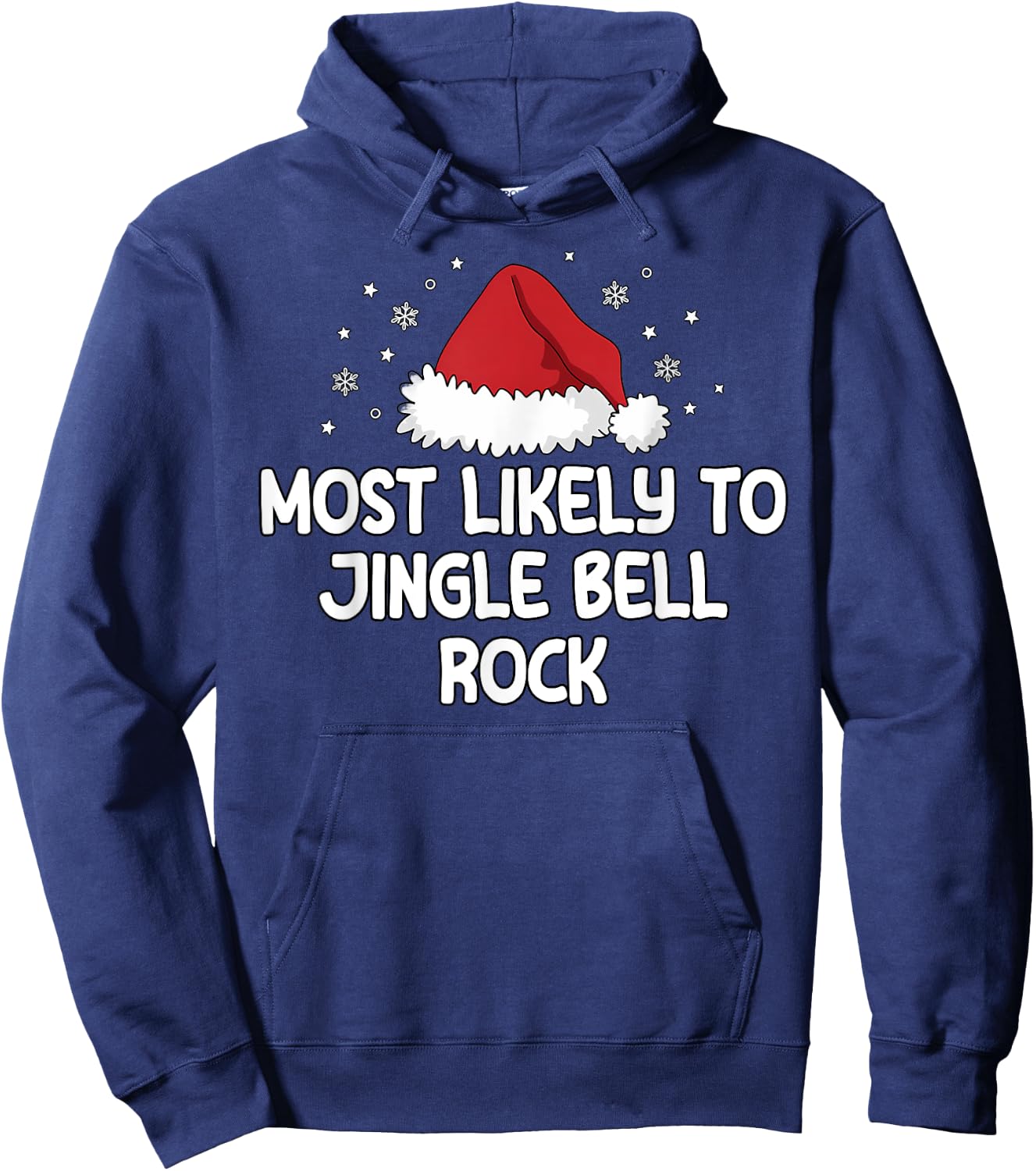 Most Likely To Jingle Bell Rock Hoodie - Hoodie | Navy