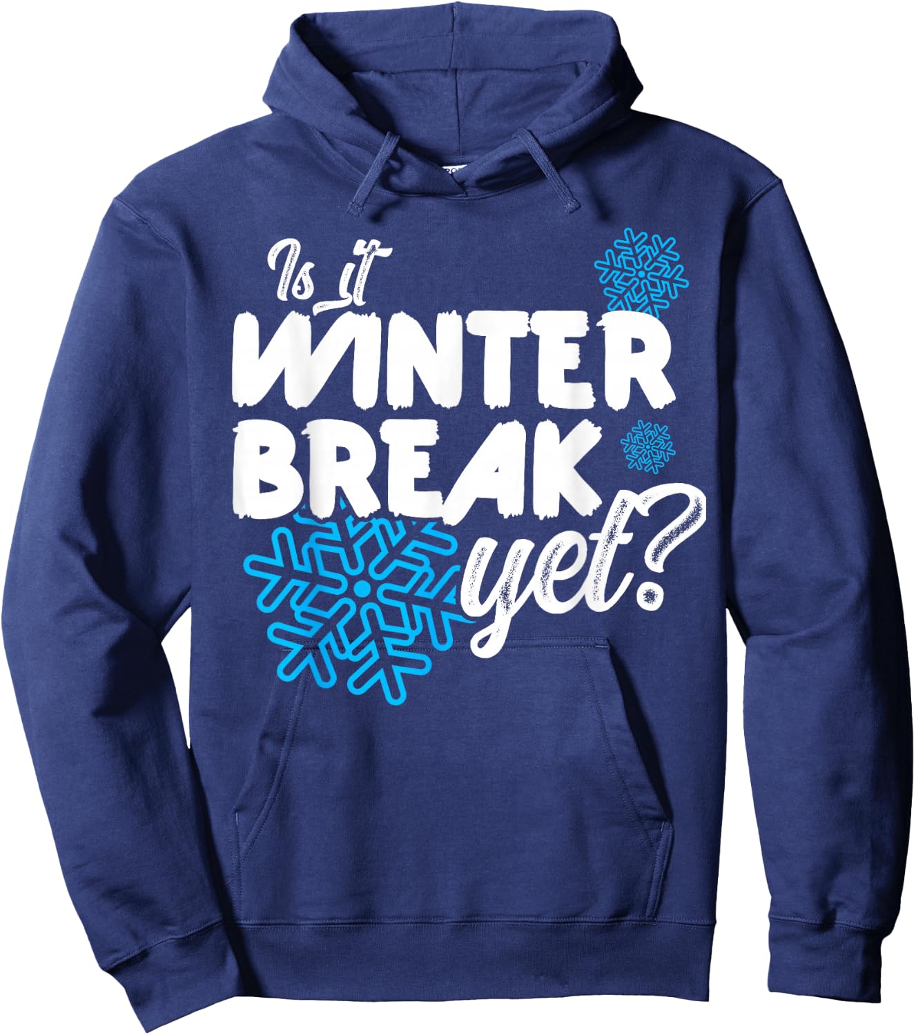 Is it already a winter break Hoodie - Hoodie | Navy