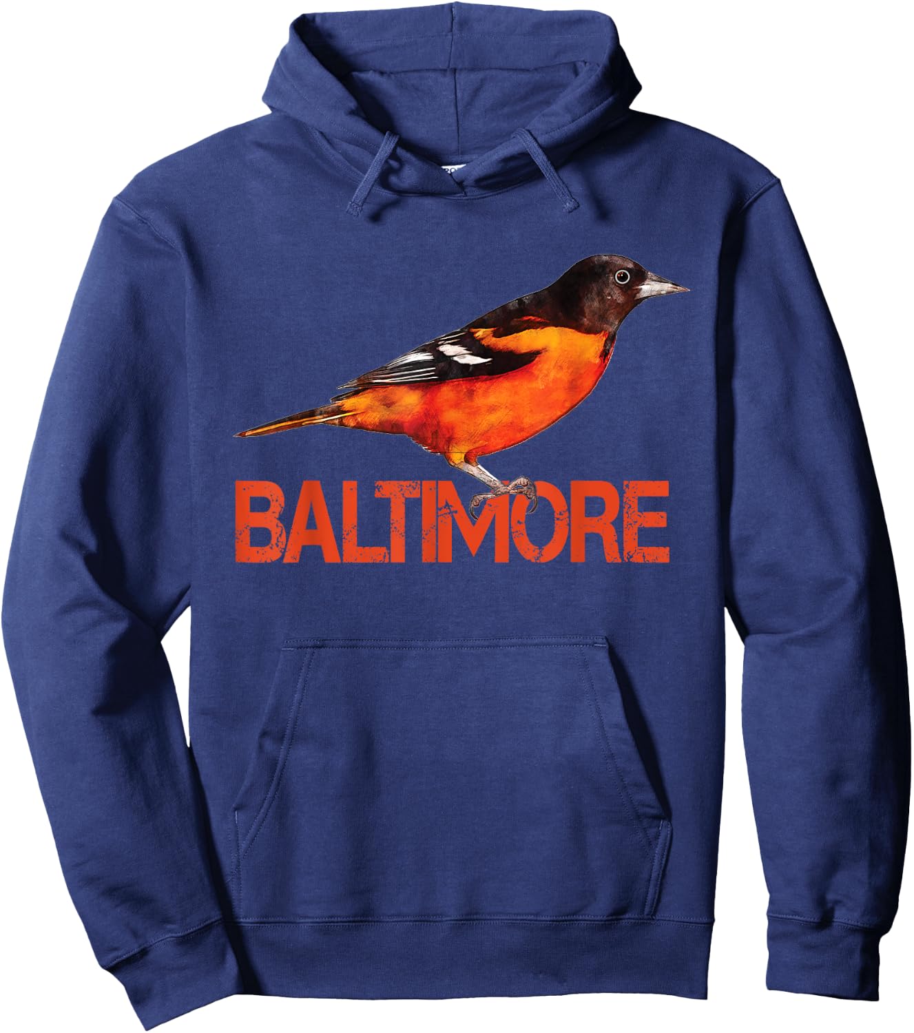 Baltimore Maryland Lord Baltimore Oriole Eye Hoodie - Hoodie | Navy
