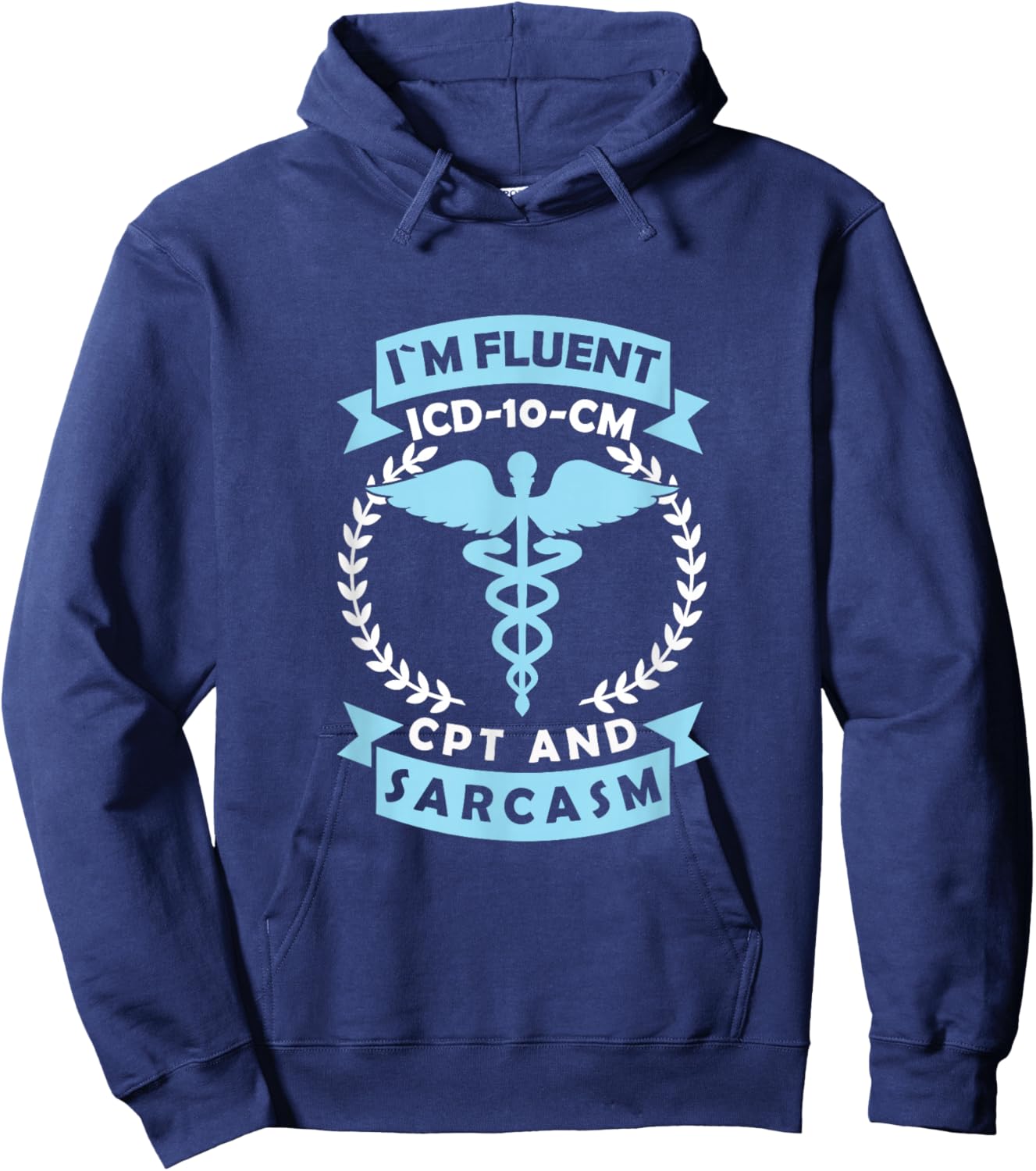 Medical Coding Medical Billing Clinical Coder Hoodie - Hoodie | Navy
