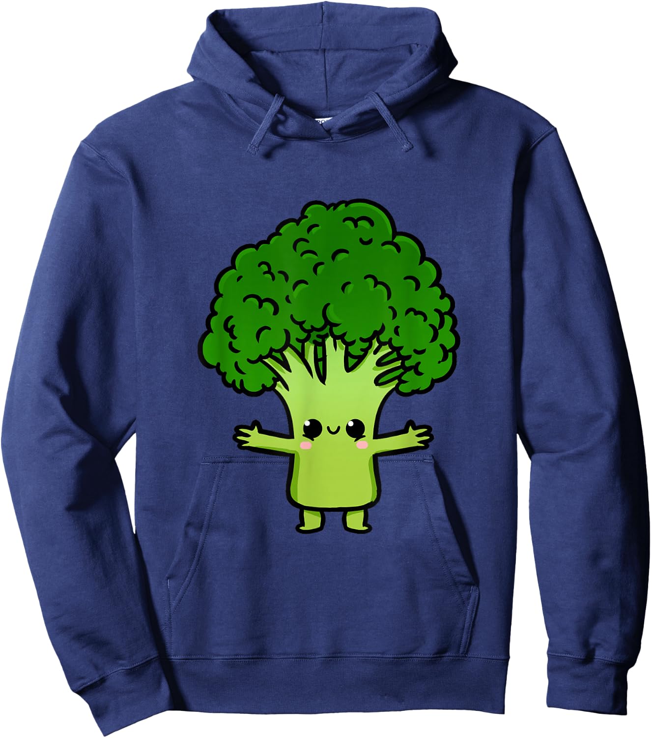 Kawaii Broccoli Hoodie - Hoodie | Navy