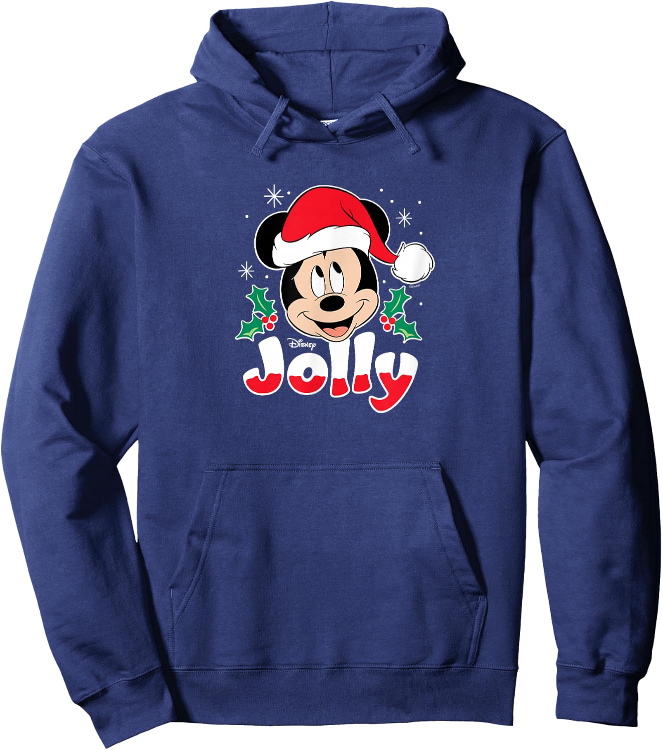 Disney - Mickey Jolly Christmas Santa Hoodie - Hoodie | Navy