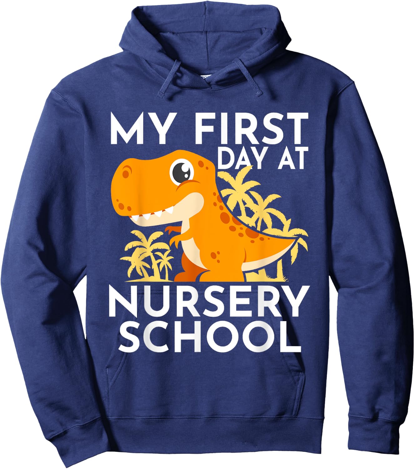 My First Day At Nursery School Hoodie - Hoodie | Navy