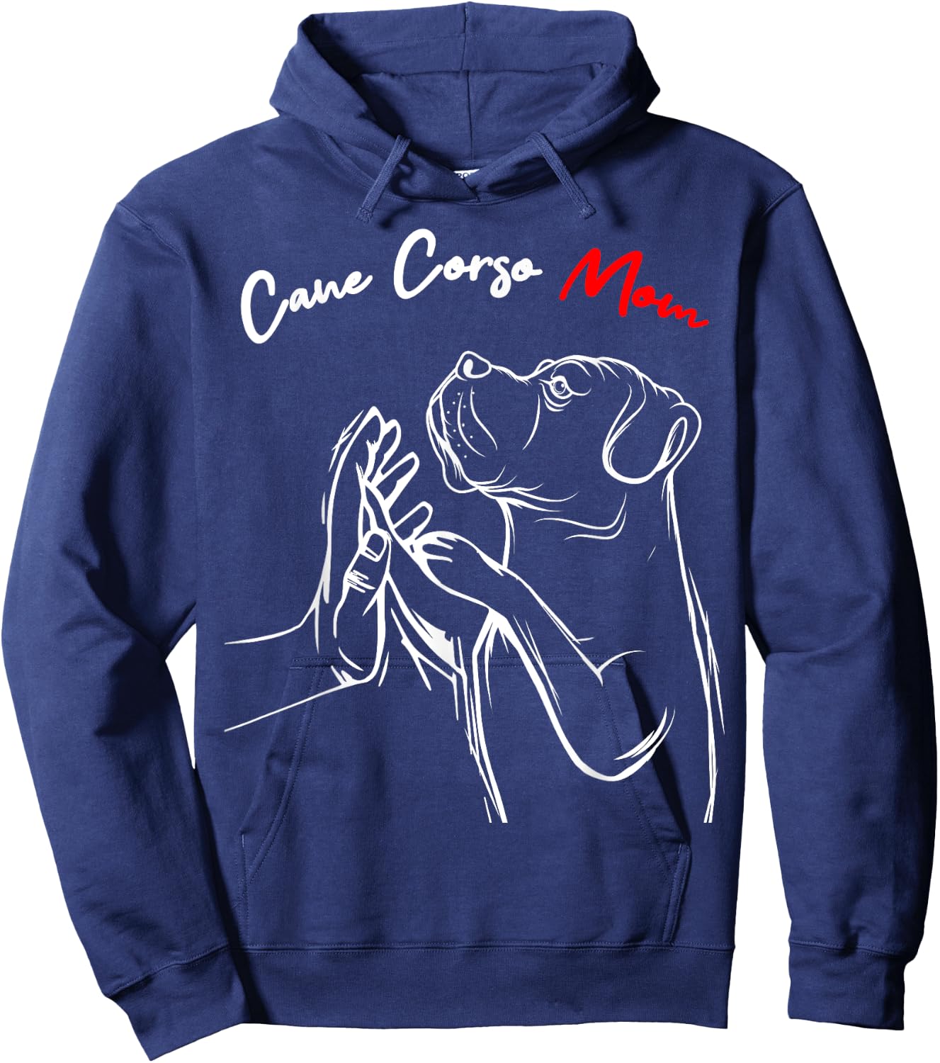 Cane Corso Mom Italian Mastiff Dog Women Hoodie - Hoodie | Navy