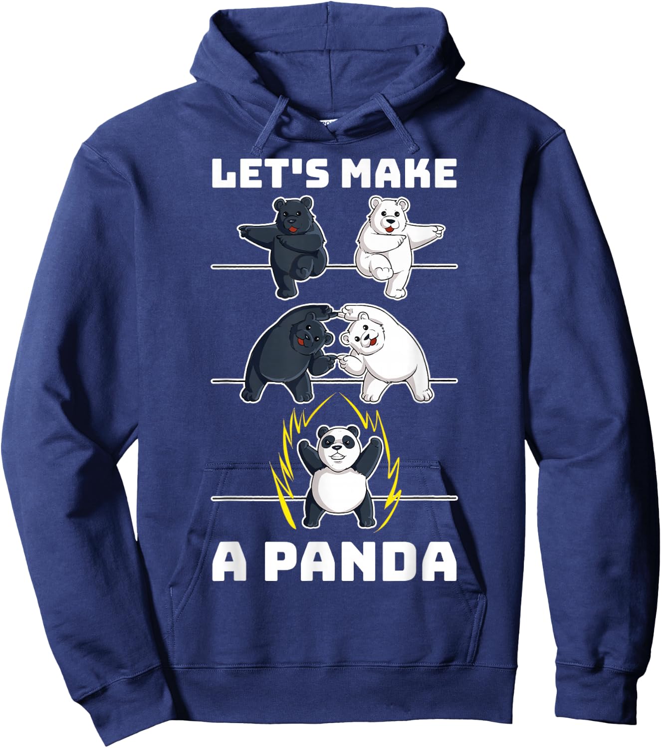 Lets Make A Panda Hoodie - Hoodie | Navy