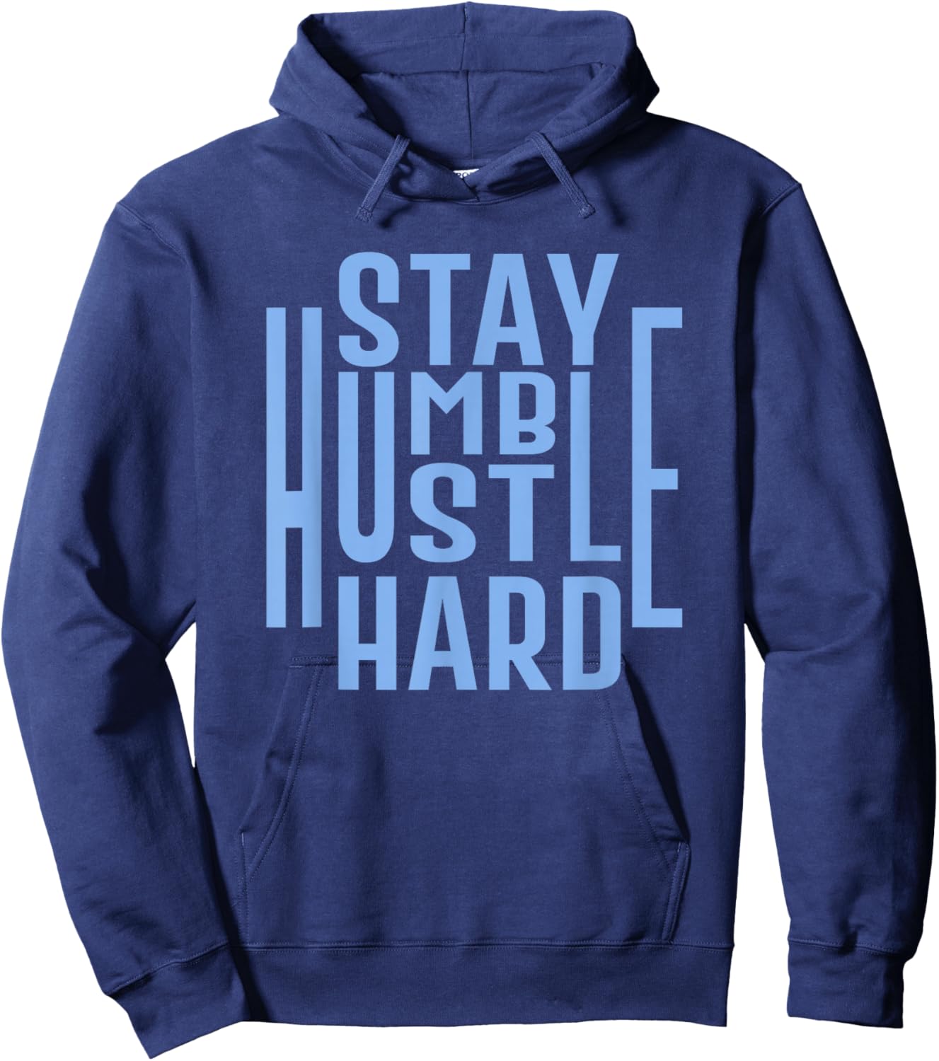 Concrete And Luxury Stay Humble University Blue Hoodie - Hoodie | Navy