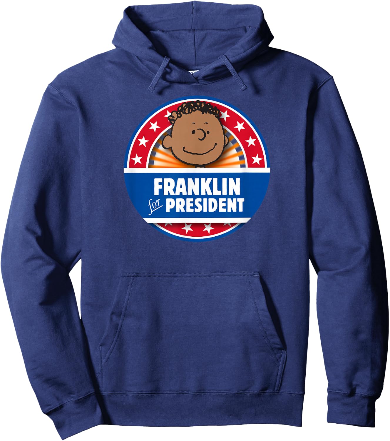 Peanuts Franklin for President Hoodie - Hoodie | Navy