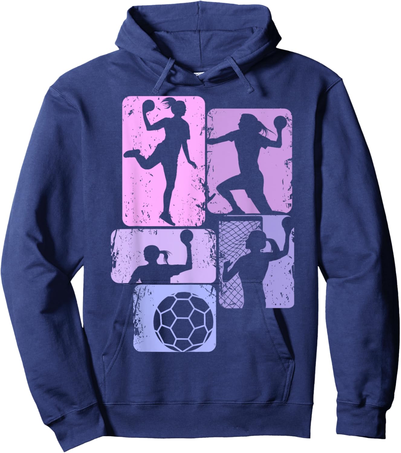 Handball Handballerin Mädchen Kinder Frauen Hoodie - Hoodie | Navy