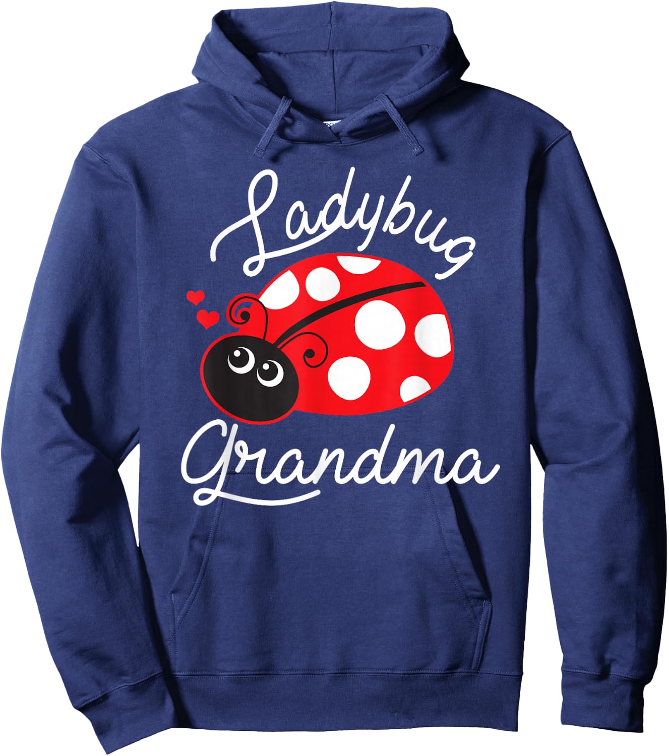 Ladybug Grandma Cute Ladybug Hoodie - Hoodie | Navy