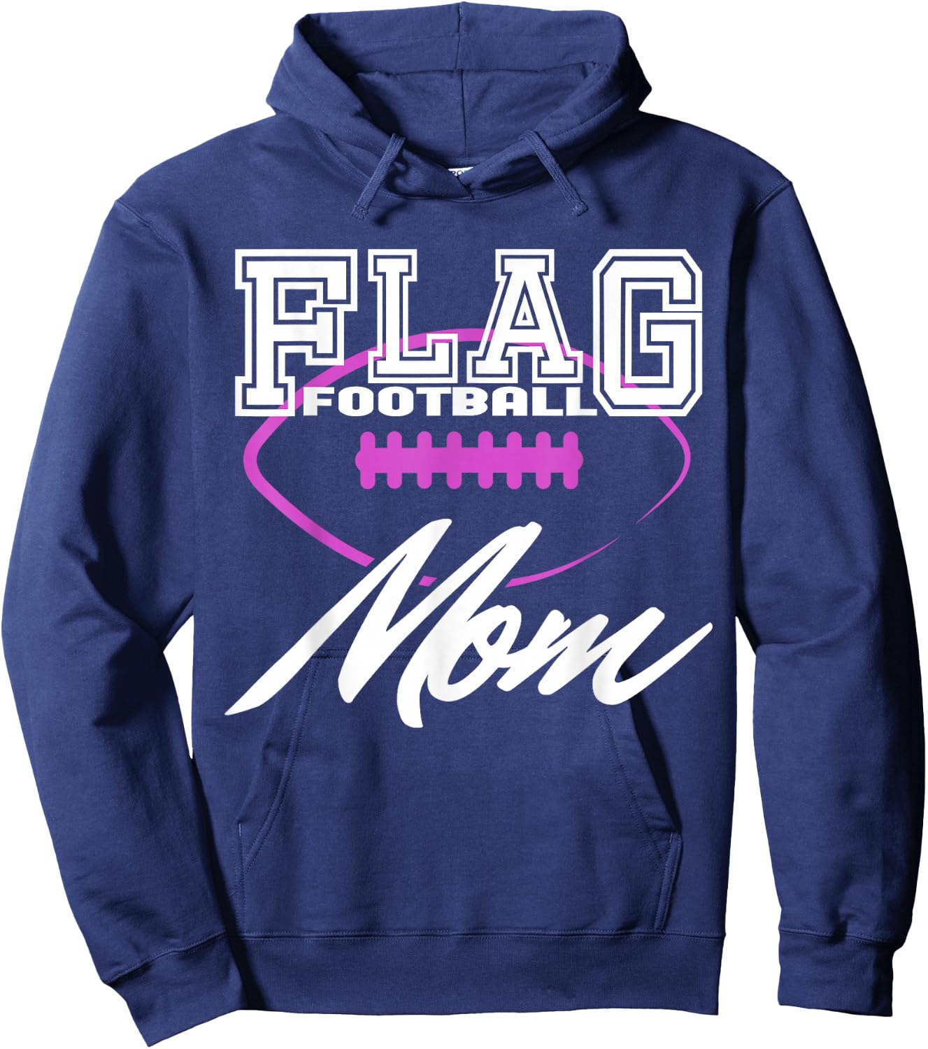 Mum Football Flag Hoodie - Hoodie | Navy