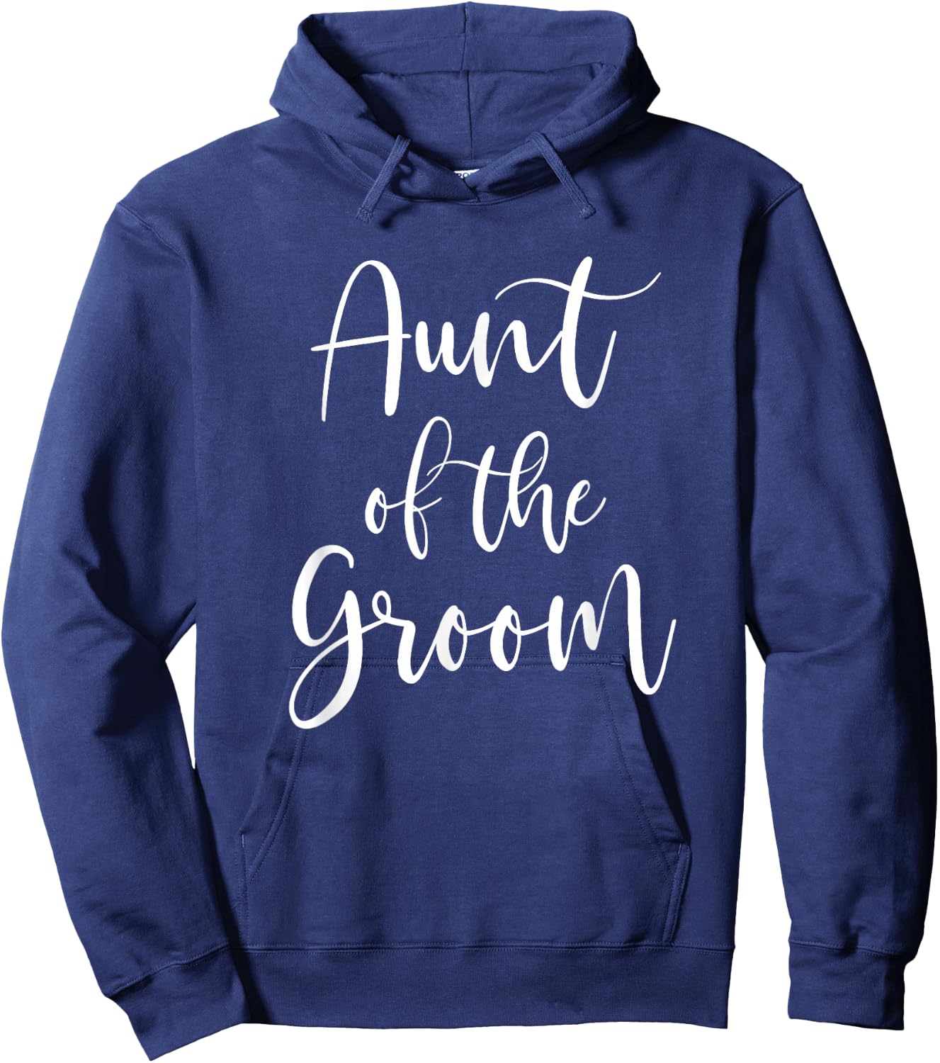 Aunt of the Groom Bridal Party Wedding Day Hoodie - Hoodie | Navy