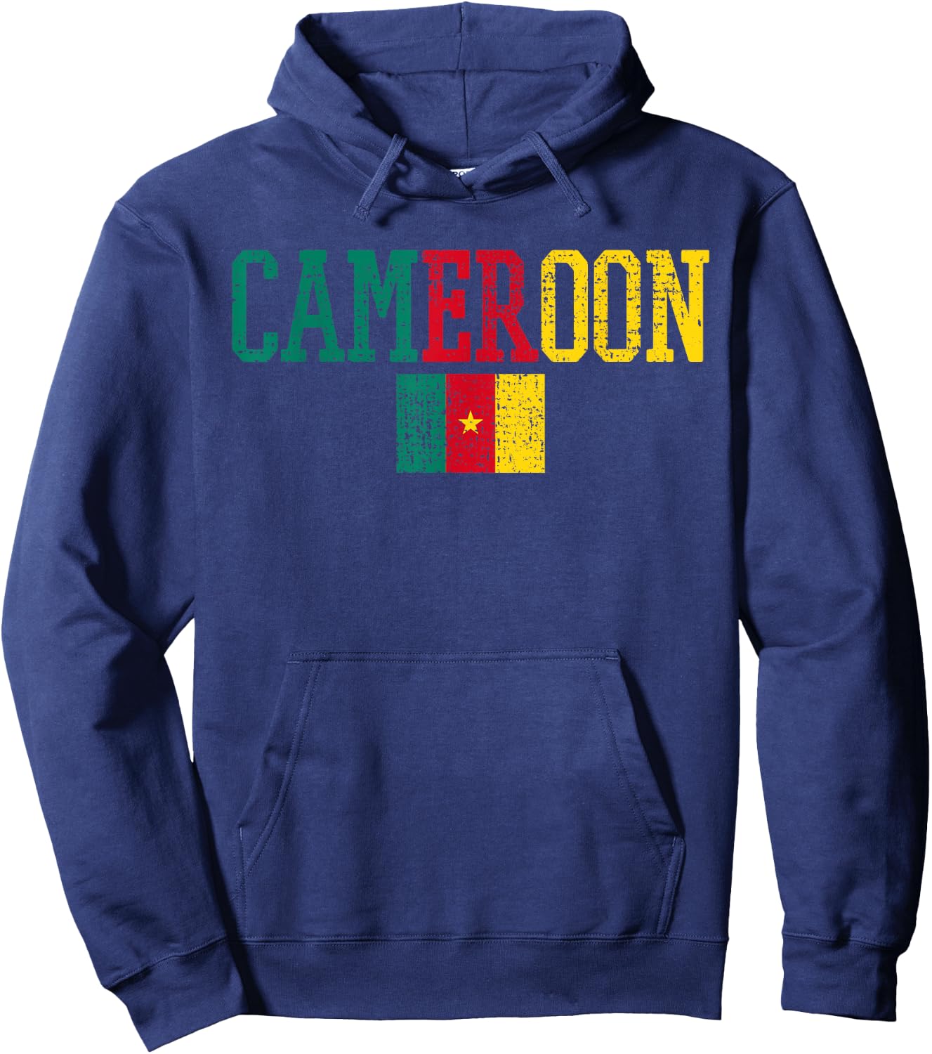 Cameroon Central Africa Flag Cameroonian Hoodie - Hoodie | Navy