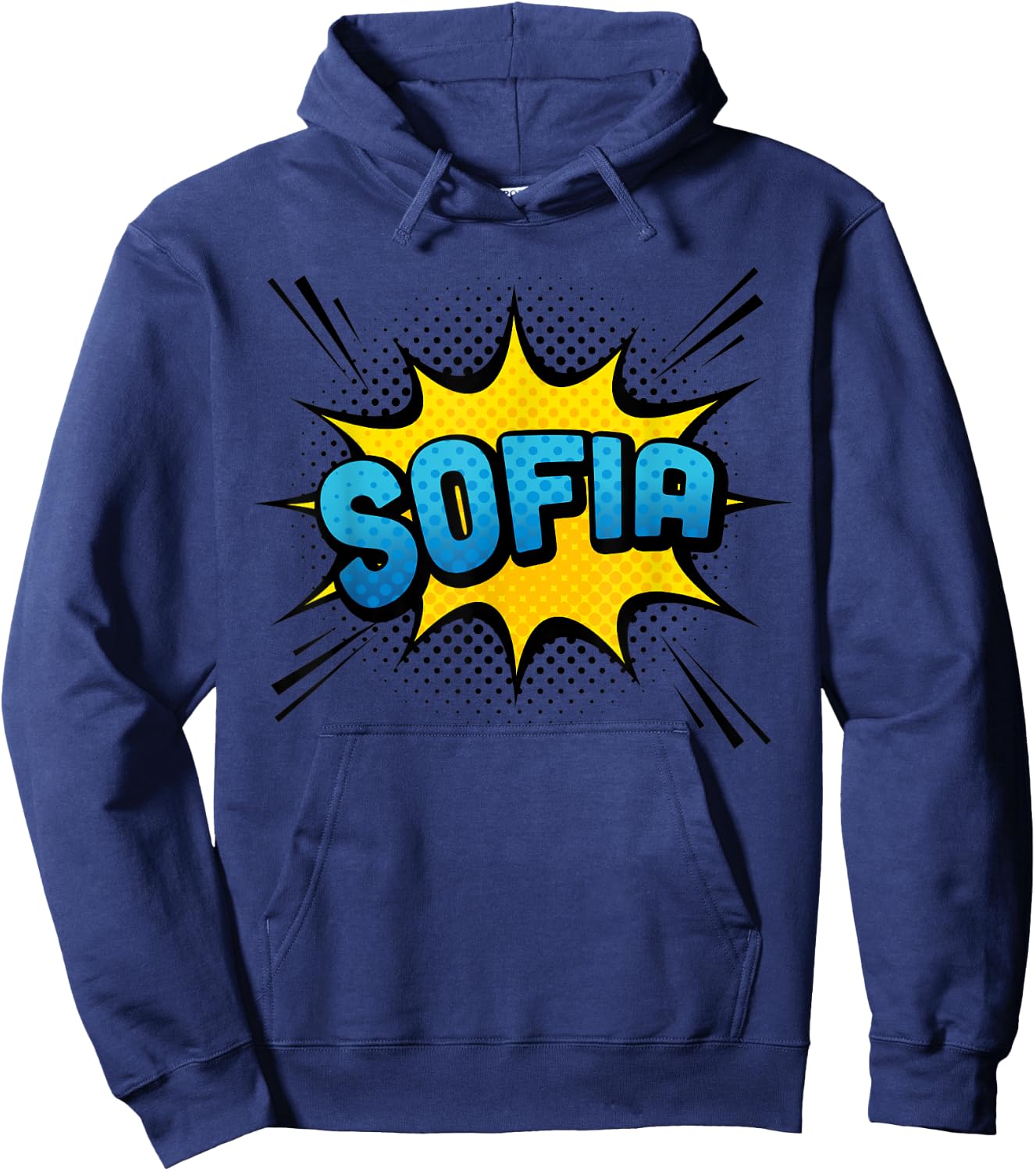 SOFIA - Girls Name Superhero Lover Style Hoodie - Hoodie | Navy