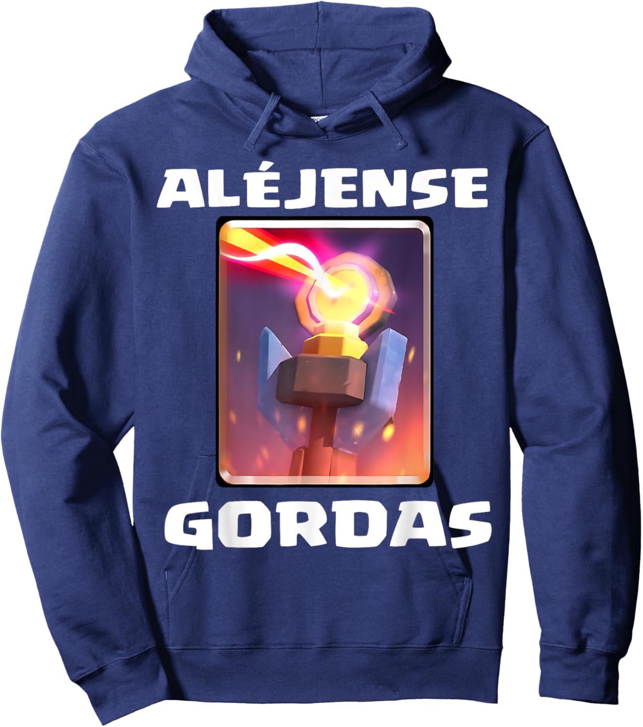 Alejense gordas playera Hoodie - Hoodie | Navy