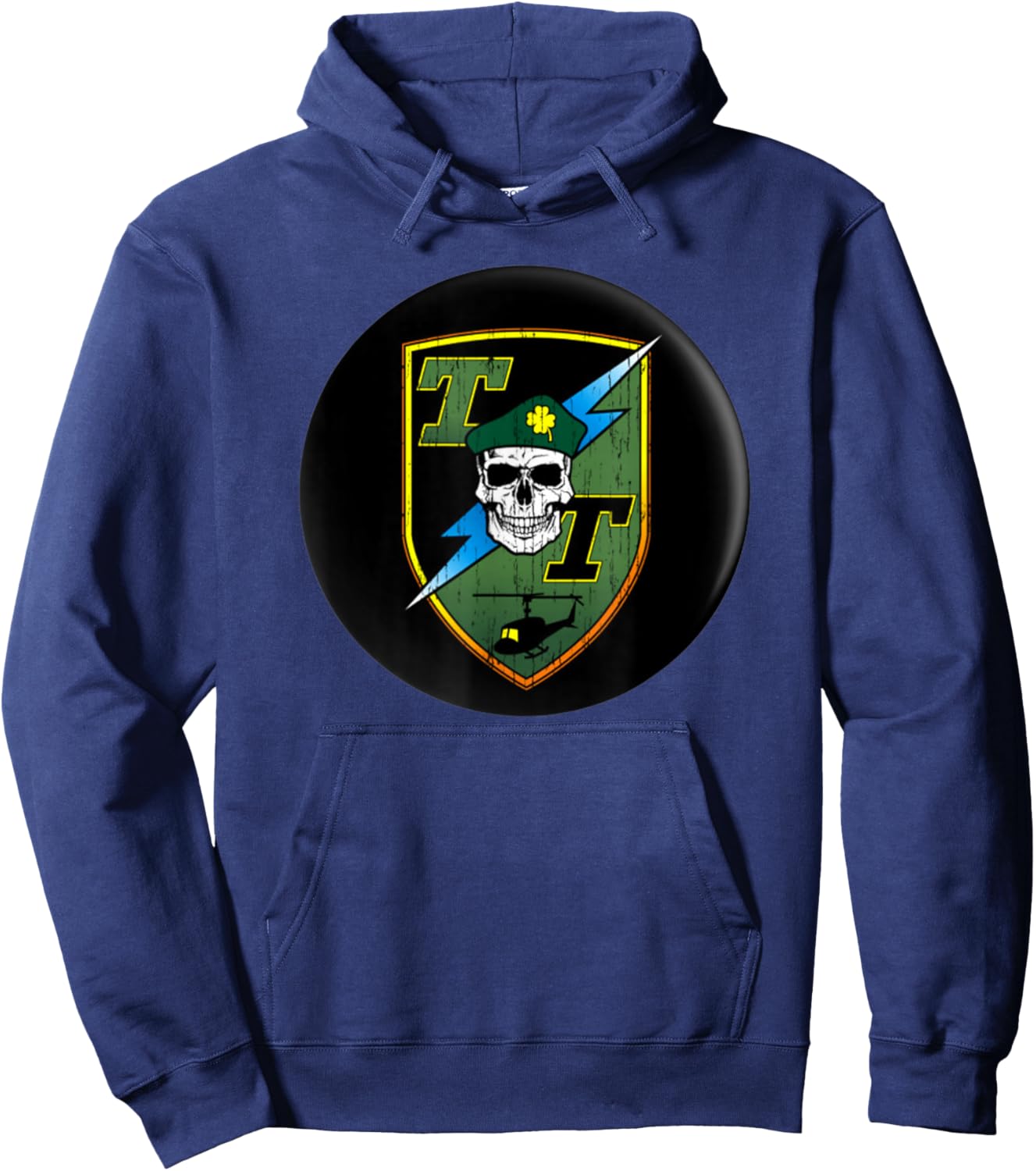 Tropic Thunder Movie, Tropic Badge, Funny Movie Hoodie - Hoodie | Navy