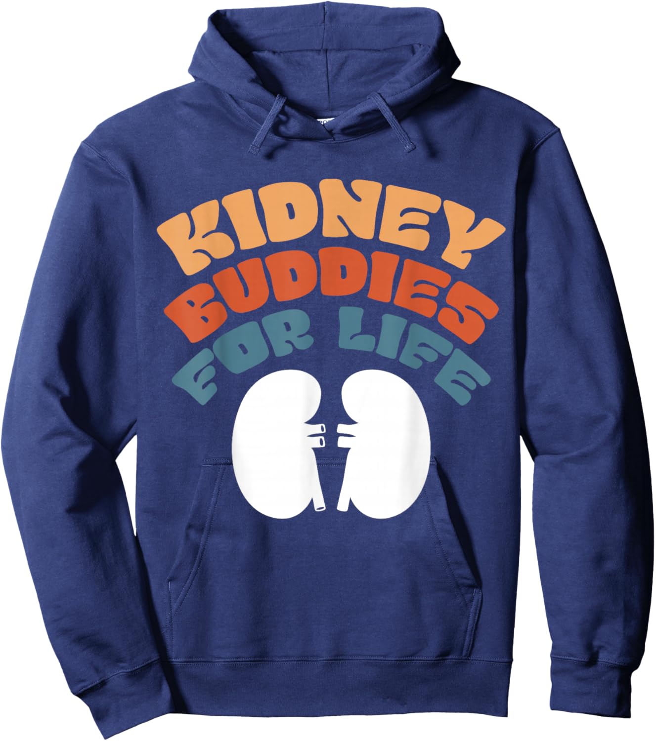Kidney Buddies For Life Hoodie - Hoodie | Navy
