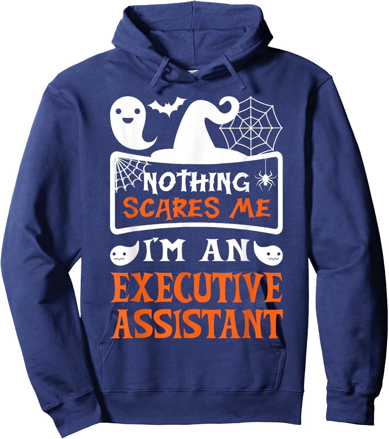 Funny Halloween Vampire Executive Assistant Hoodie - Hoodie | Navy