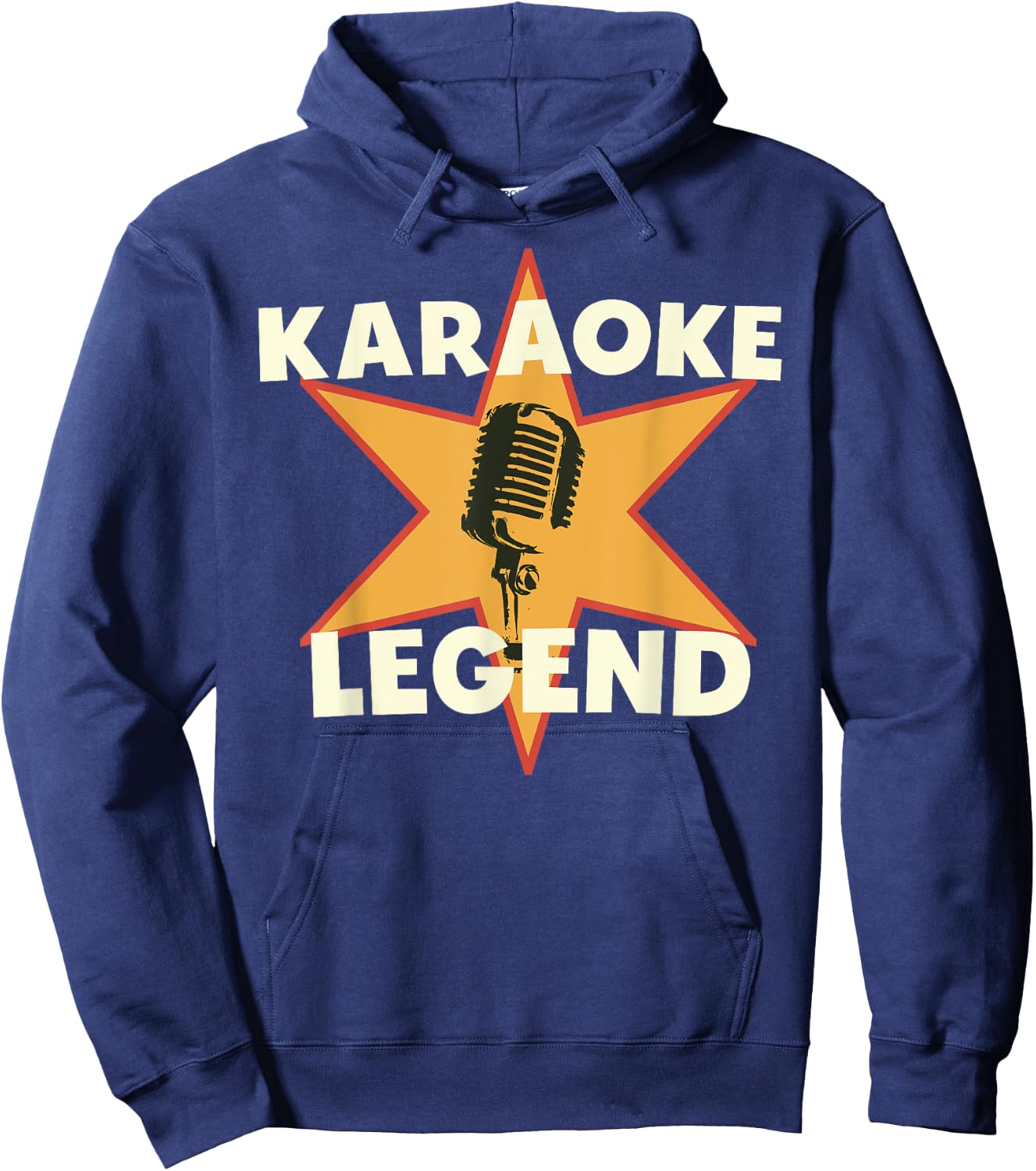 Karaoke Legend - Acapella Singer Funny Karaoke Hoodie - Hoodie | Navy