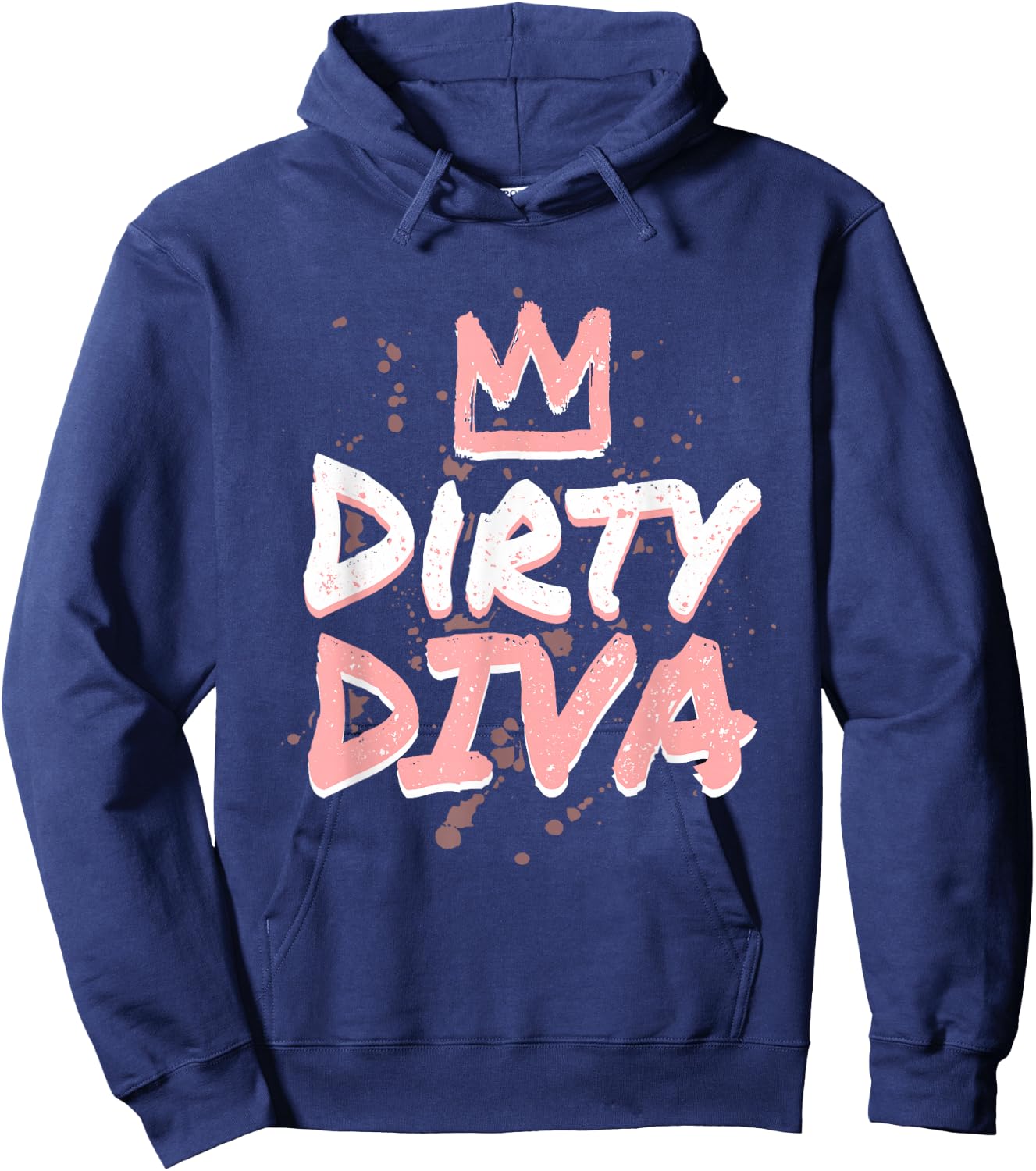 Dirty Diva Mud Run Shirts Mud Running Team Hoodie - Hoodie | Navy