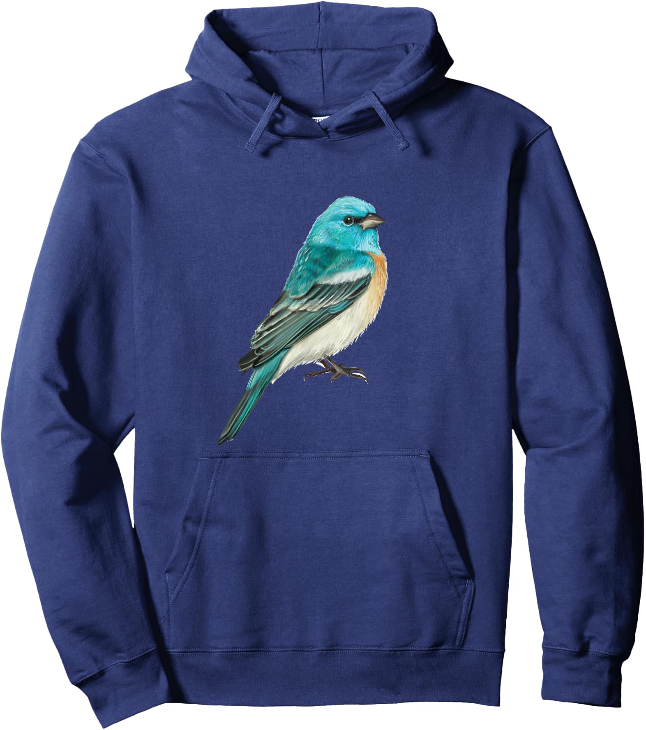 Lazuli Bunting Bird graphic Hoodie - Hoodie | Navy
