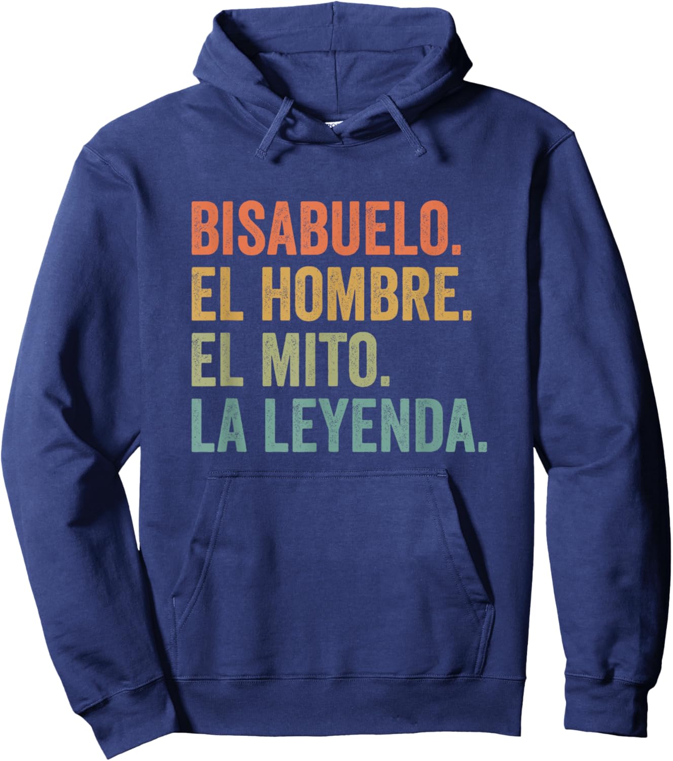 Bisabuelo Spanish Great Grandfather Hoodie - Hoodie | Navy
