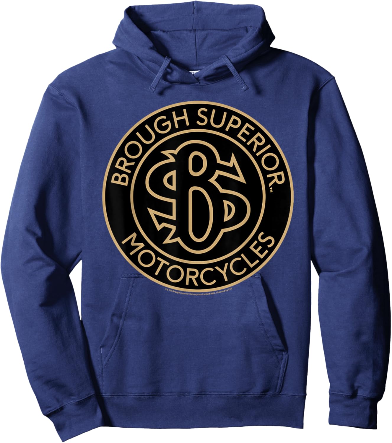 Brough Superior Motorcycles Logo Hoodie - Hoodie | Navy