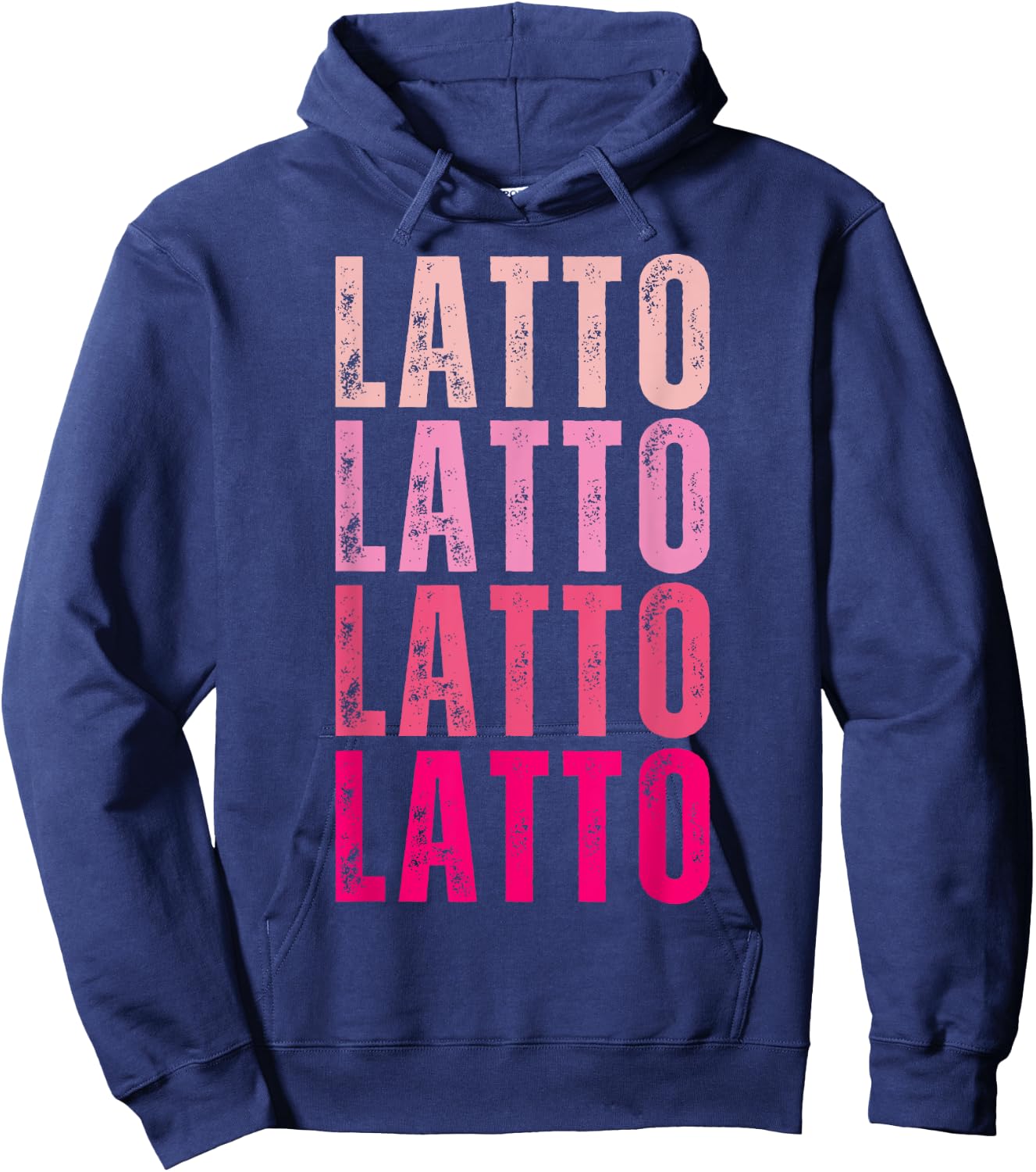 Personalized Name Latto I Love Latto Vintage Hoodie - Hoodie | Navy