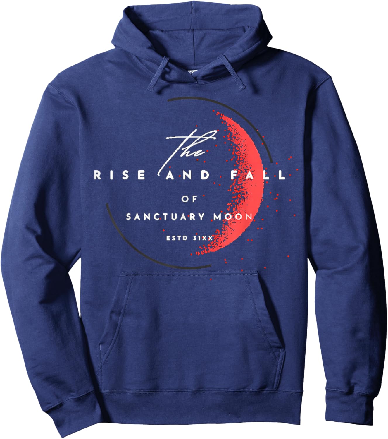 The Rise and Fall of Sanctuary Moon Hoodie - Hoodie | Navy
