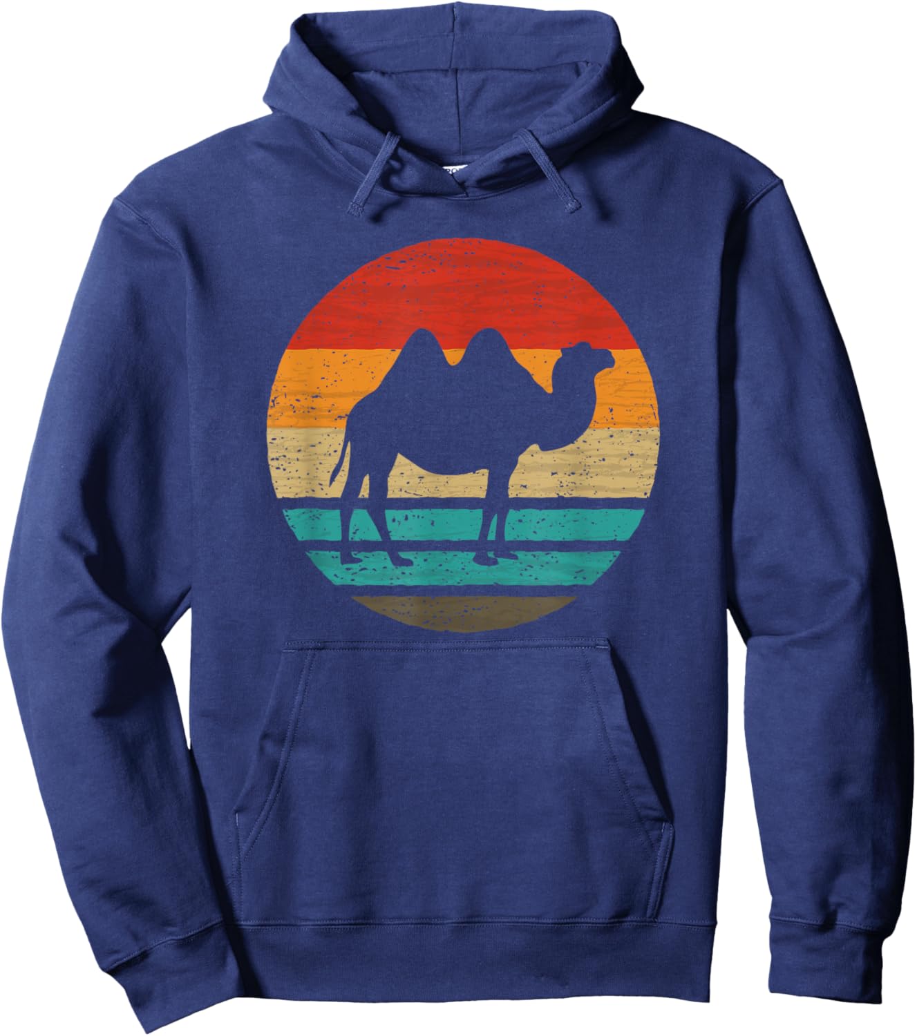 Kamel Retro Style Vintage Hoodie - Hoodie | Navy