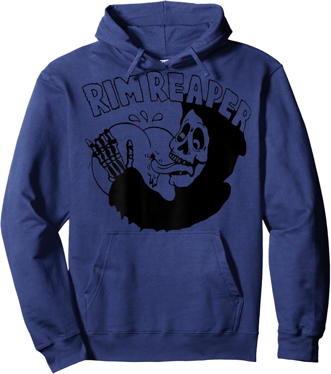 Rim Reaper (on back) Hoodie - Hoodie | Navy