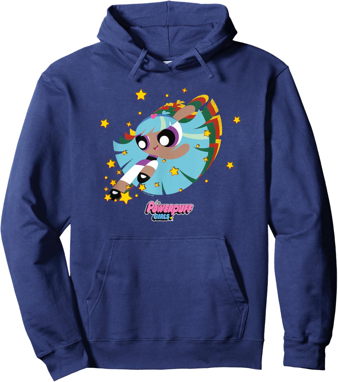 The Powerpuff Girls Bliss Afterimage Portrait Hoodie - Hoodie | Navy
