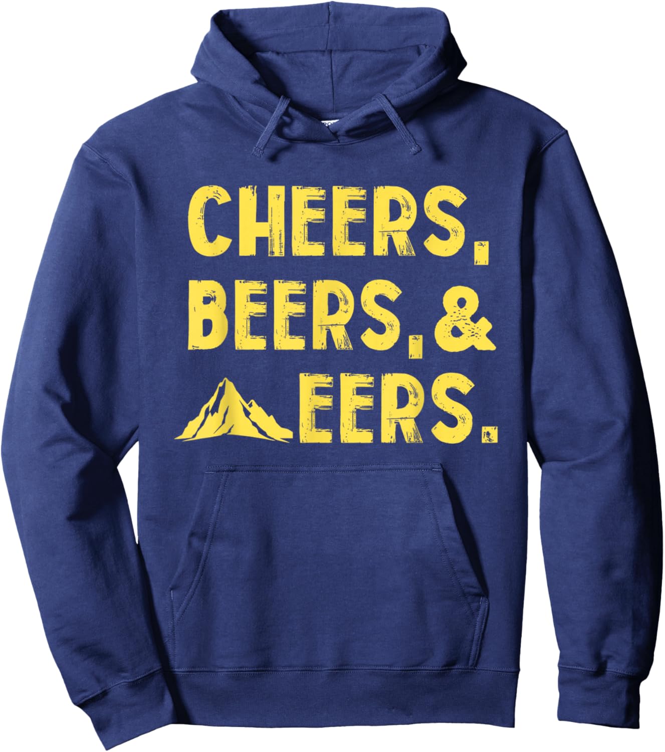 Cheers Beers And Mountaineers West Virginia Hoodie - Hoodie | Navy