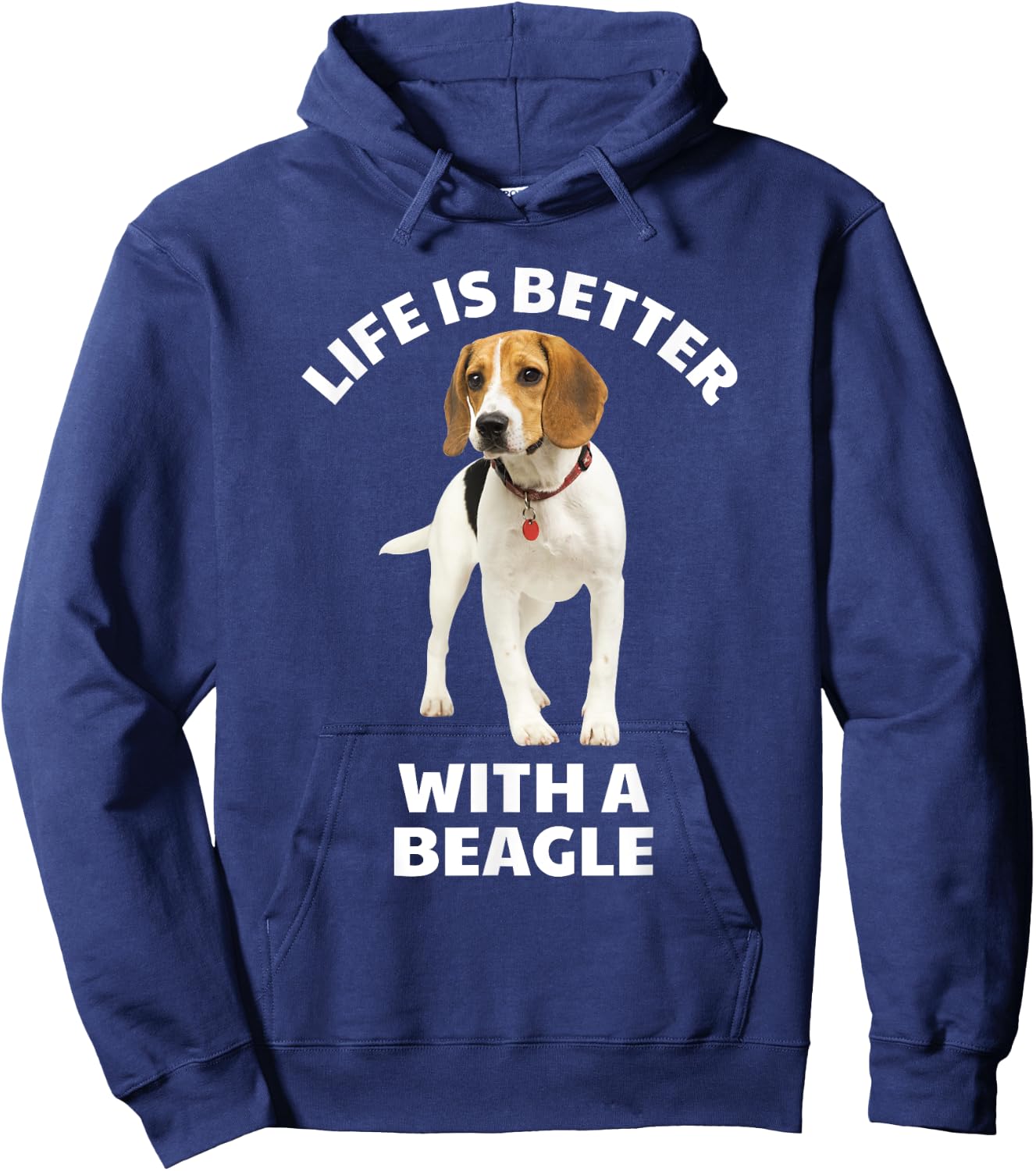 Life is Better with a Beagle Hoodie - Hoodie | Navy