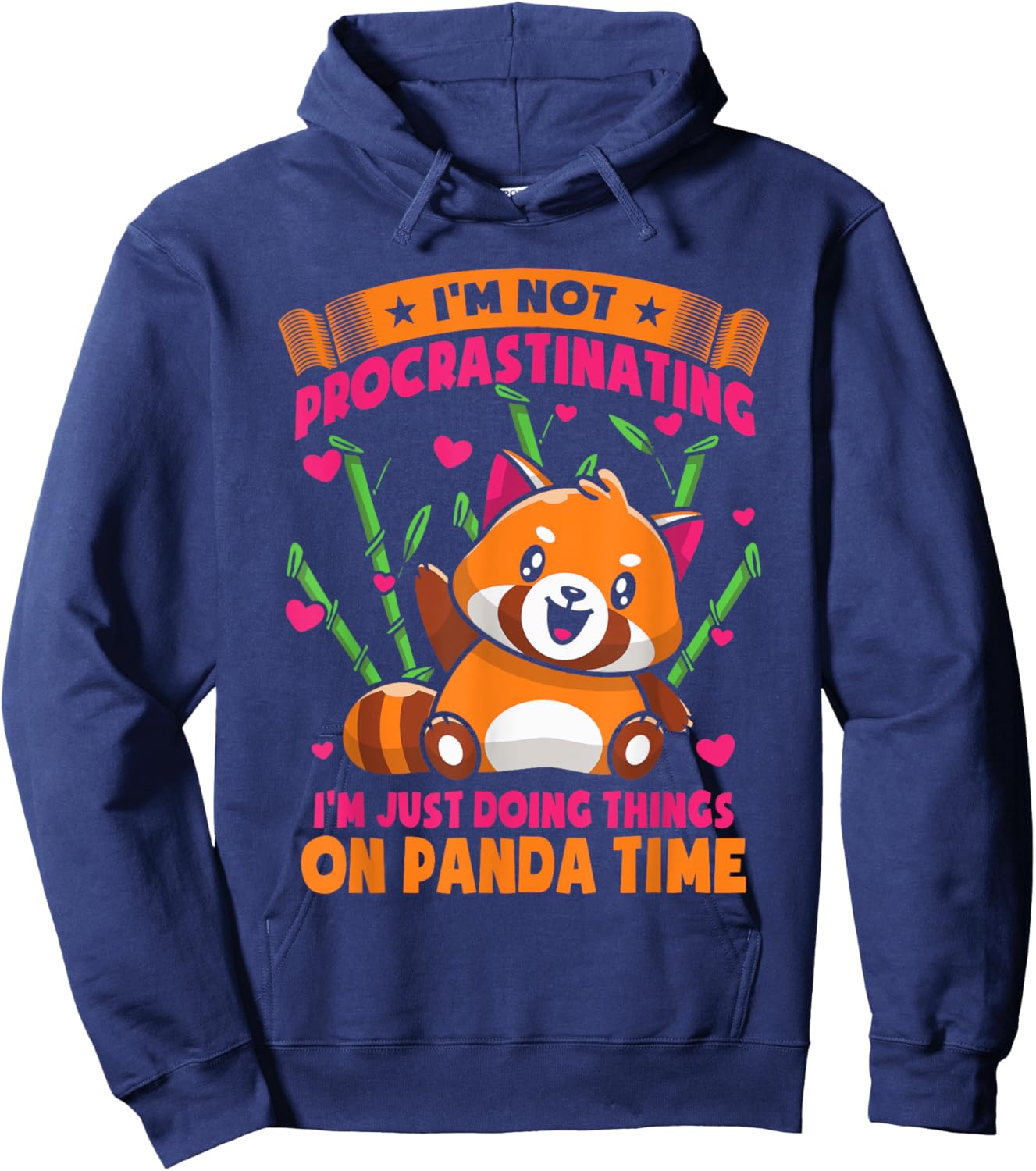 Funny Red Panda Women Kids Toddler Hoodie - Hoodie | Navy